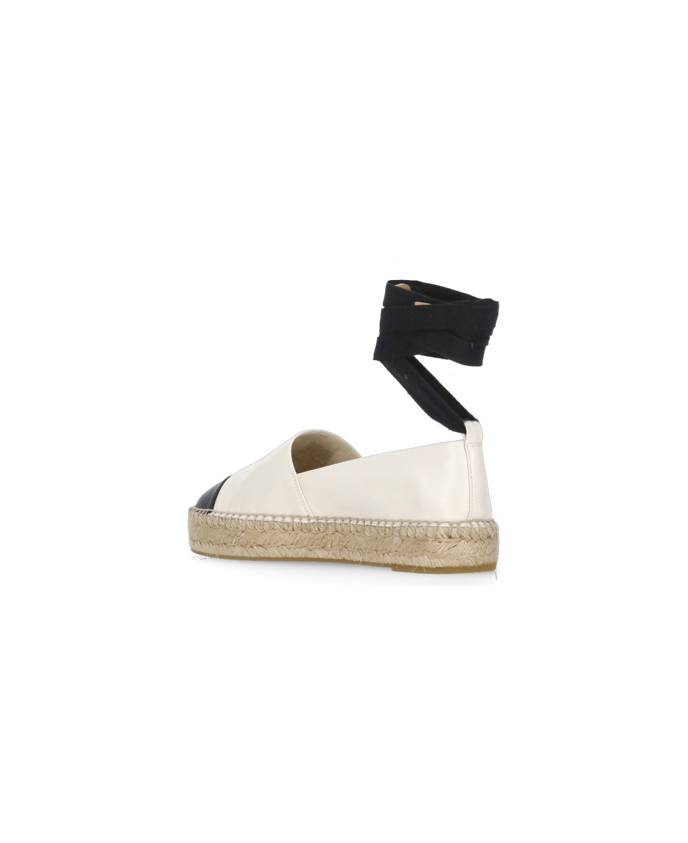 Tory Burch Espadrillas With Logo - Ivory