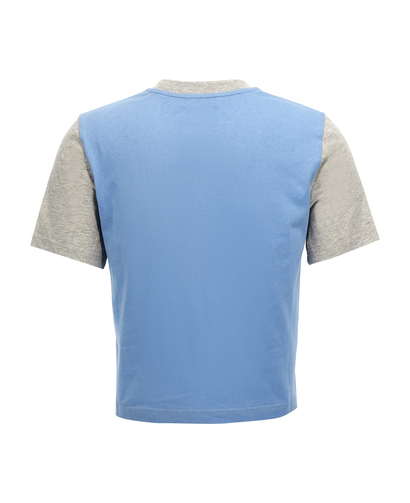 J.W. Anderson 
anchor Embroidery Pannelled Cropped
 T-shirt - Multicolor