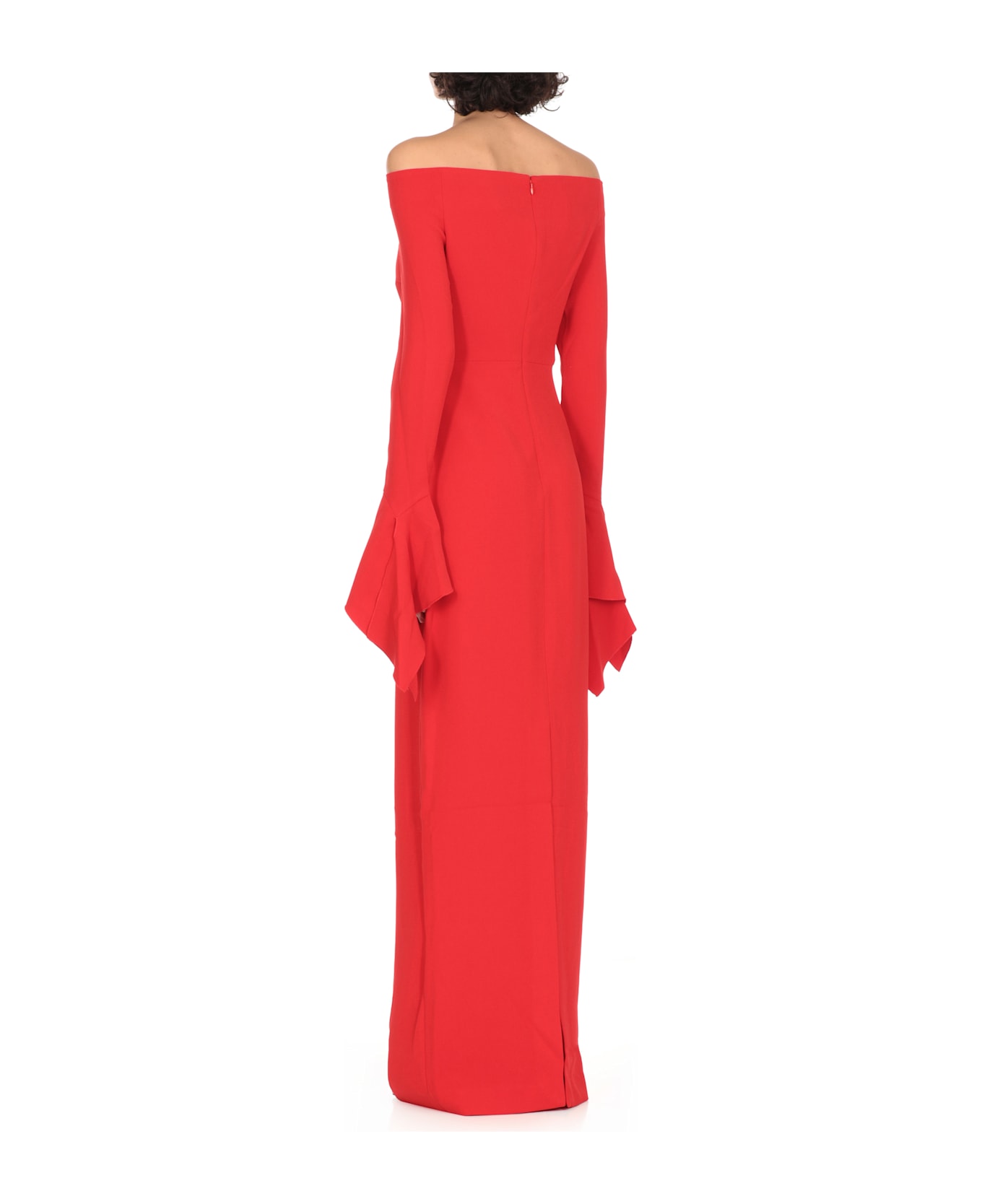 Solace London Amalie Maxi Dress - Red