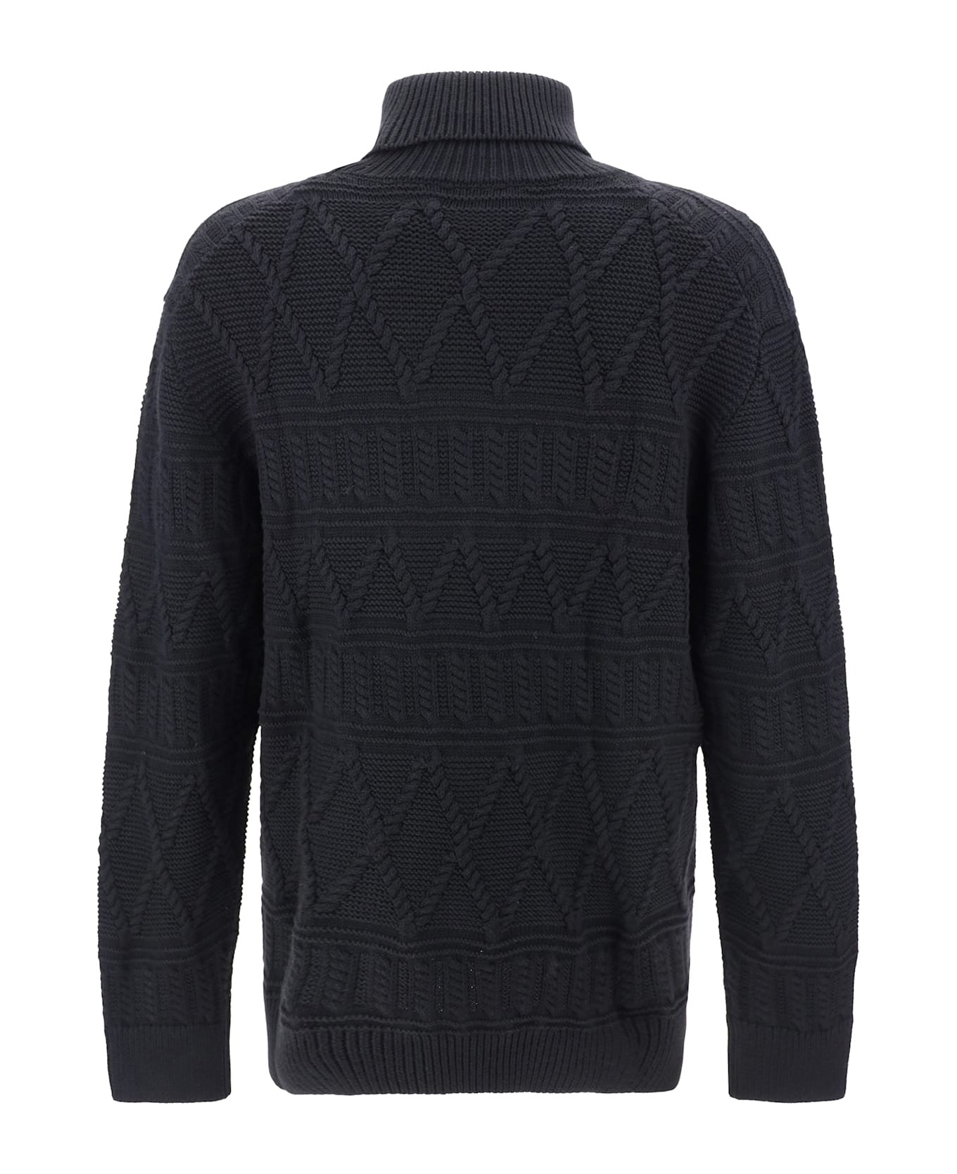 Zegna Turtleneck Sweater - Nero Unito