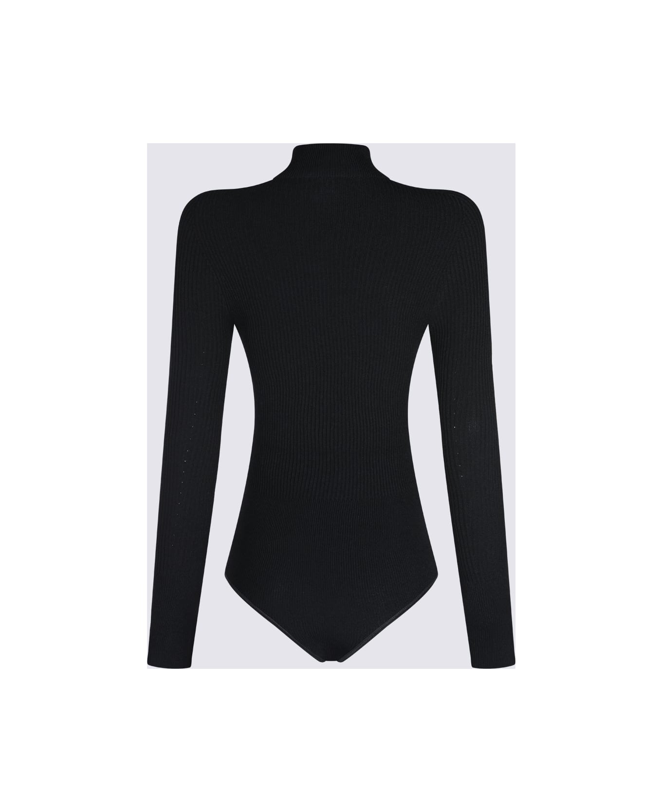Alaia Long-sleeved Bodysuit - Black