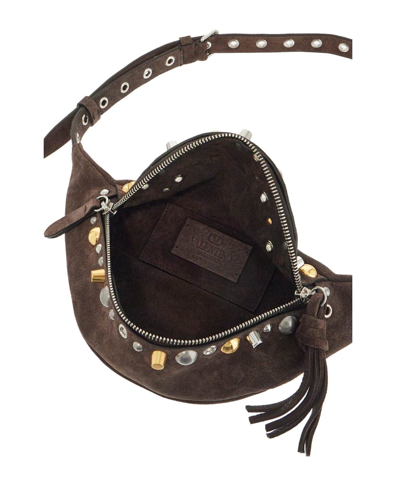 Valentino Garavani Nellcôte Zip-up Belt Bag - Brown