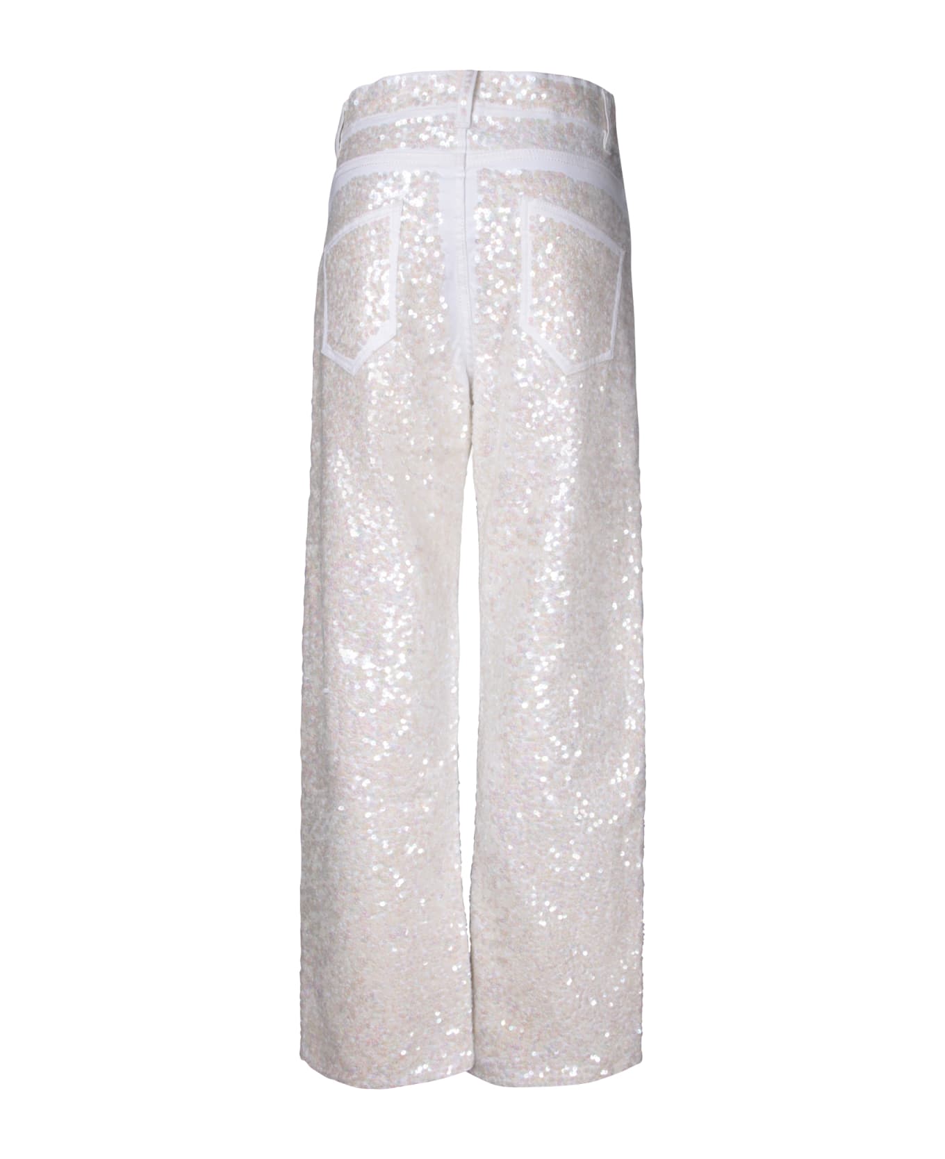 Parosh White Guff Jeans - White