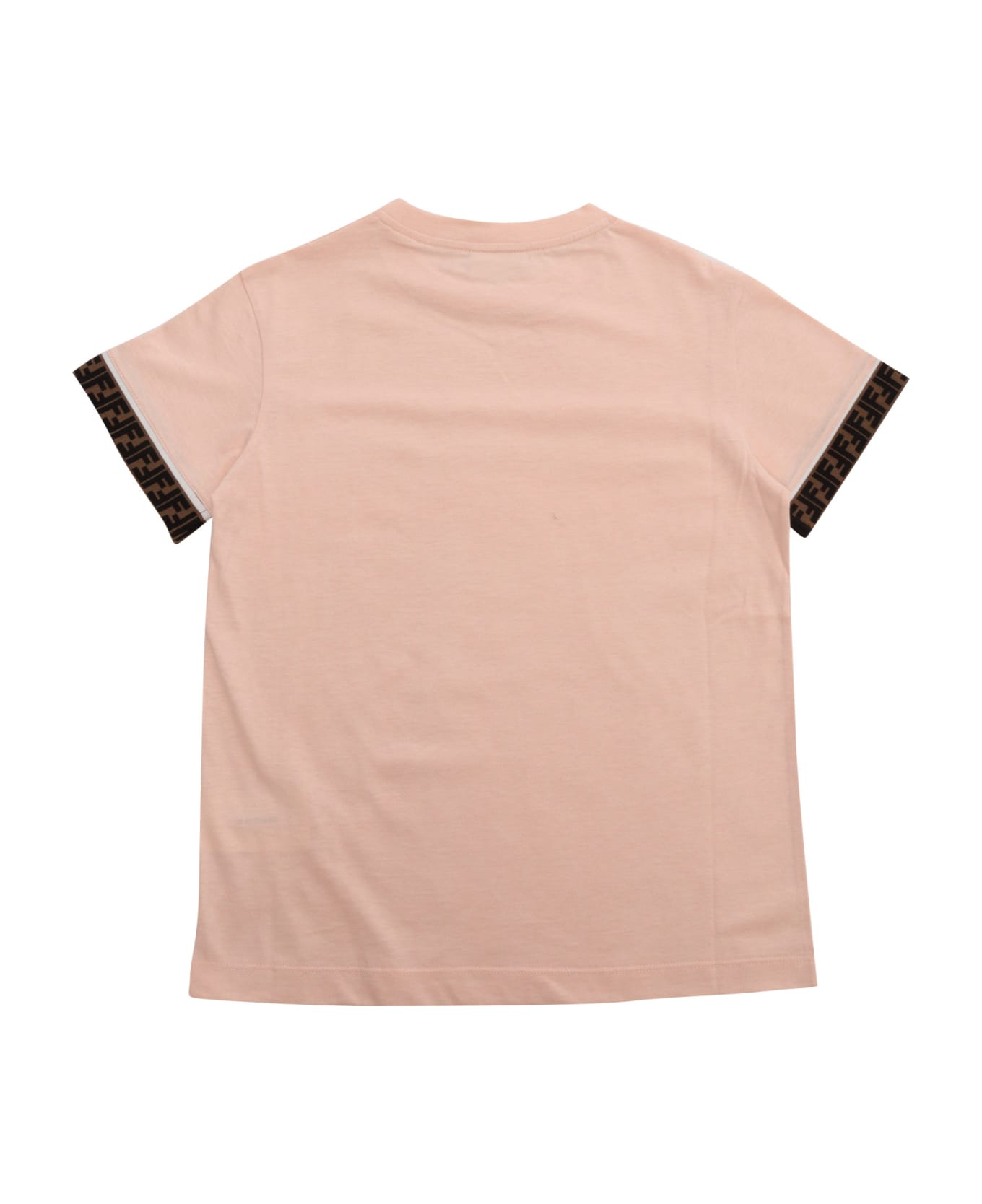 Fendi Ff Edges T-shirt - PINK