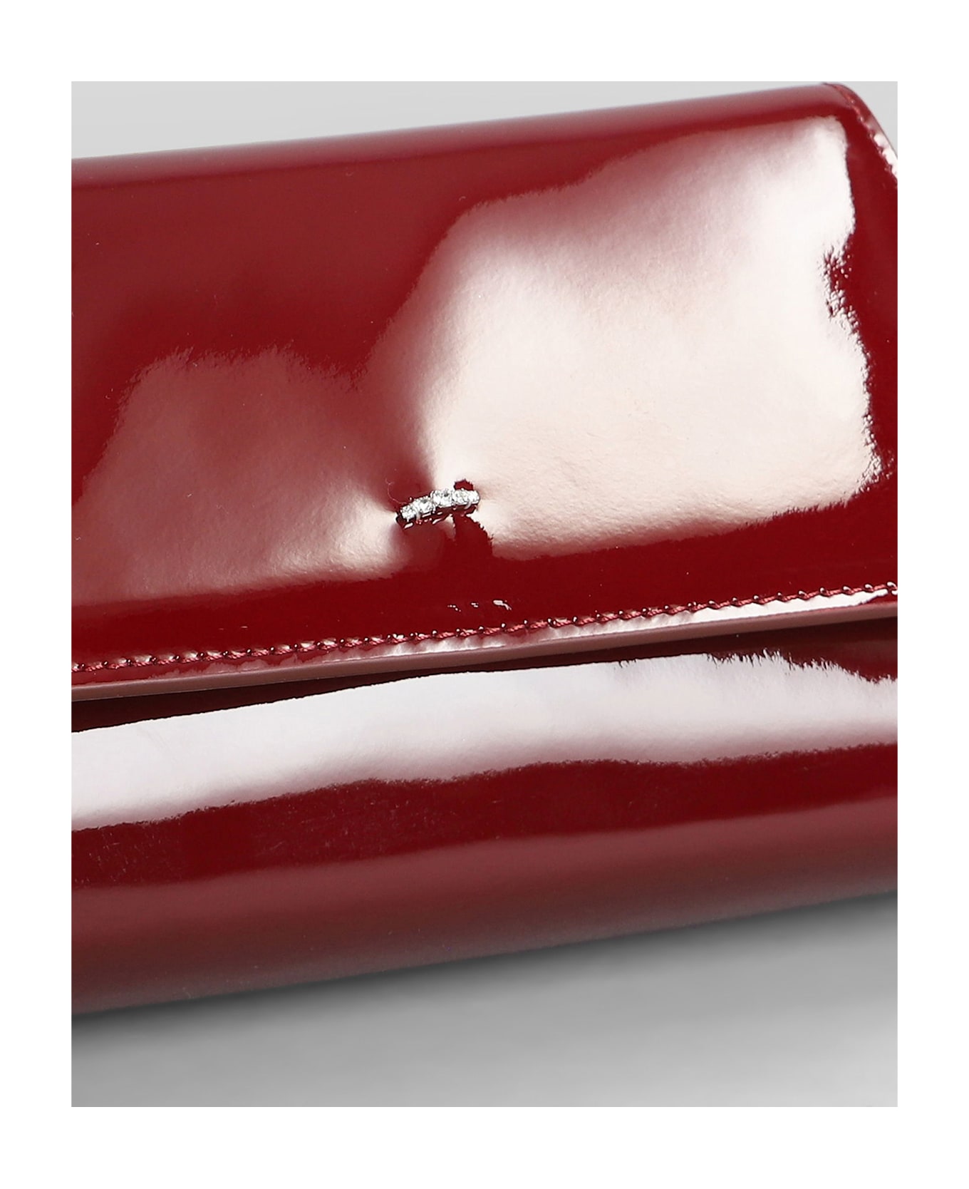 Giuseppe Zanotti Cleopatra Clutch In Red Patent Leather - red
