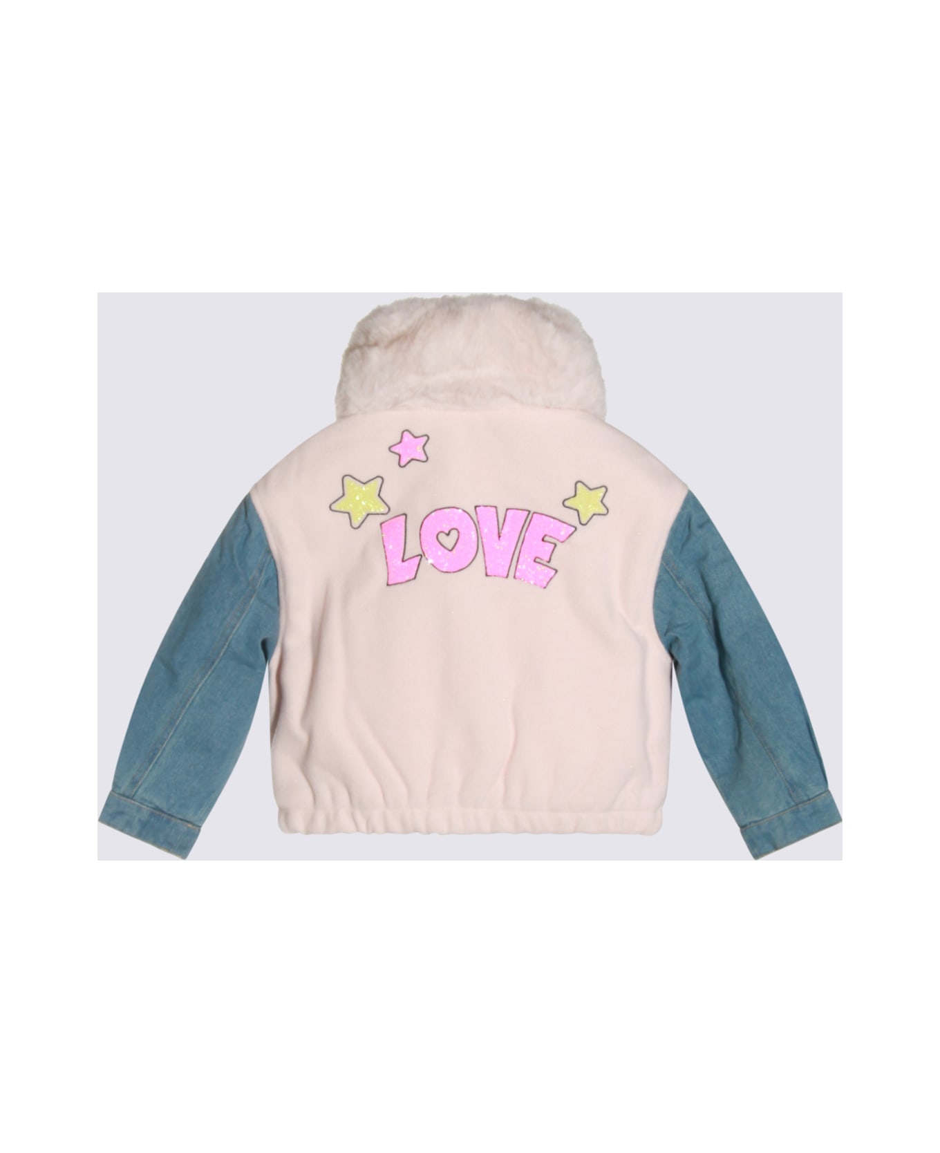 Billieblush Pink And Blue Casual Jacket - CORAGGIO ROSA