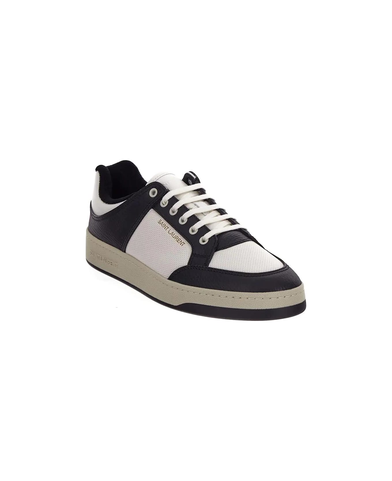 Saint Laurent Sl/61 Sneakers - Coffee white\nero
