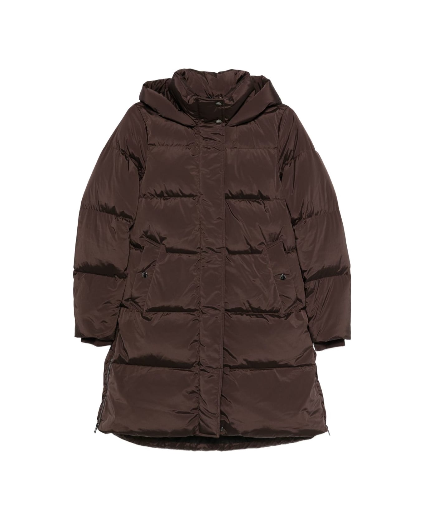 Woolrich Kelly Long Down Jacket - Brown ダウンジャケット