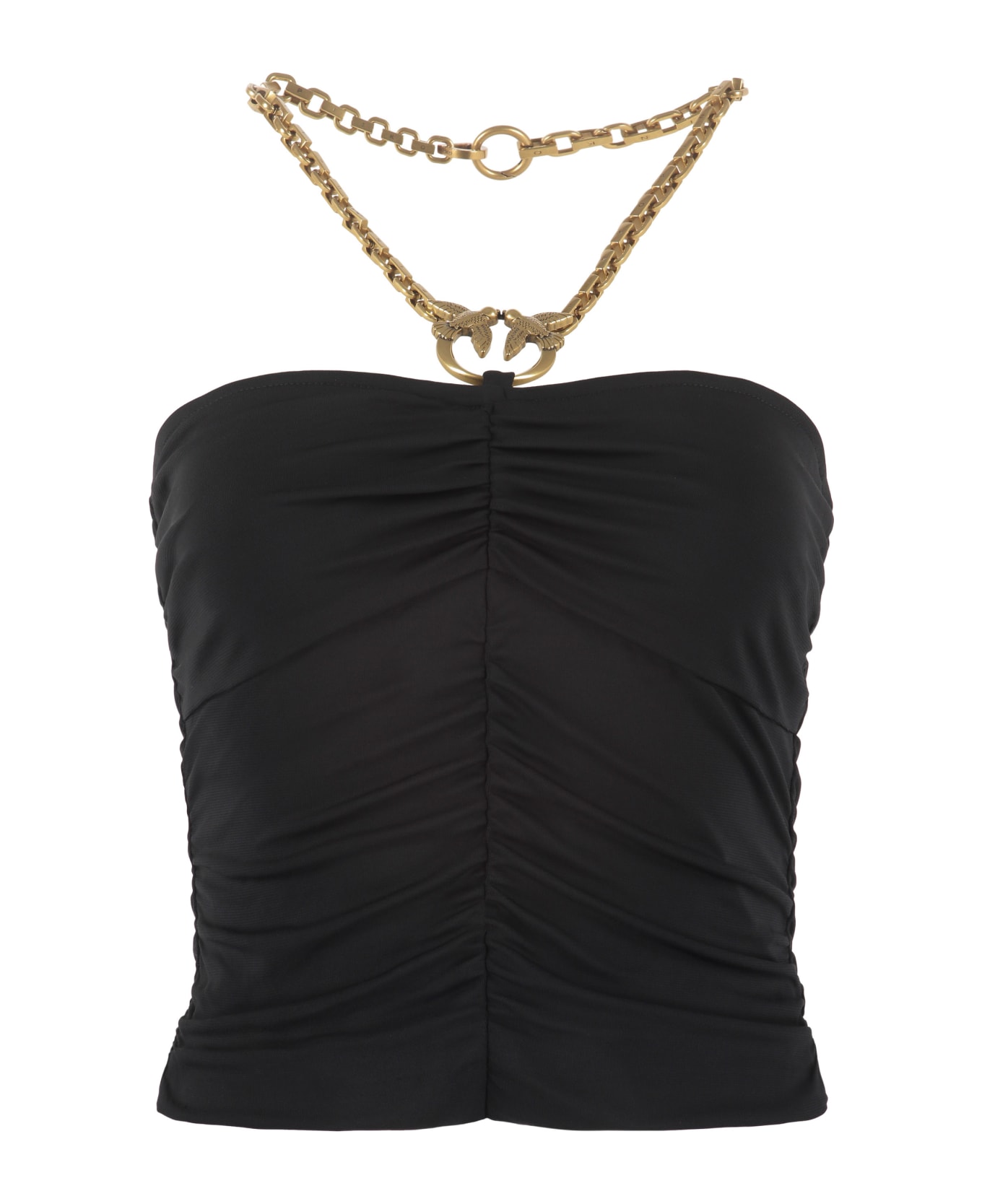Pinko Vardo Viscose Top - black