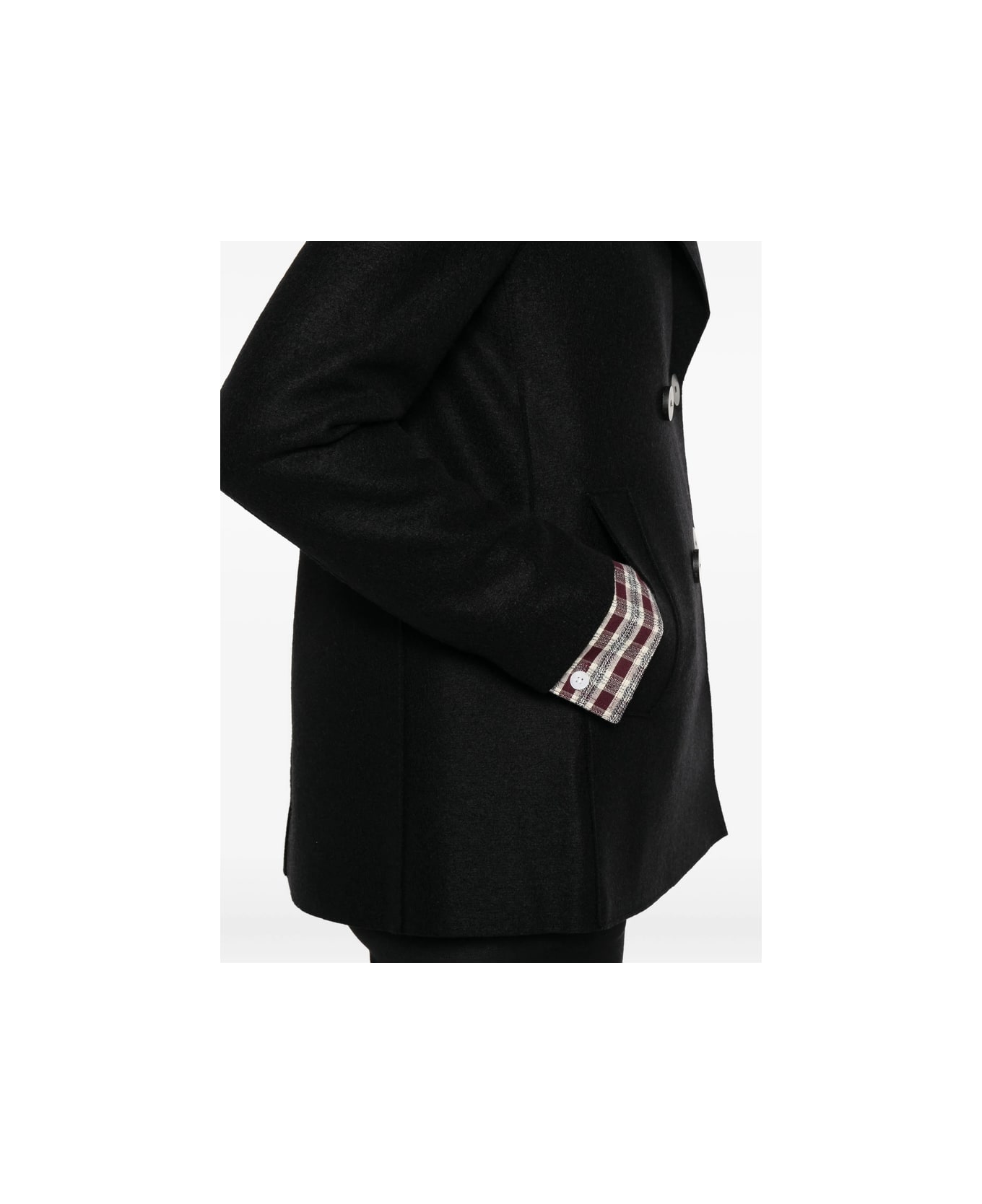Harris Wharf London Cape - BLACK