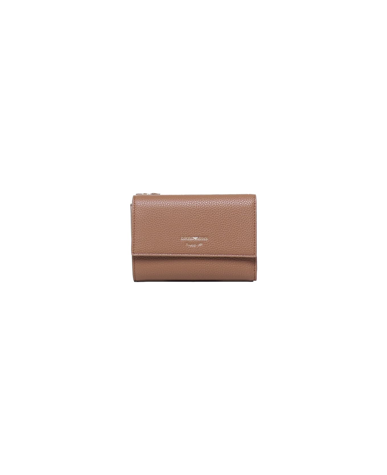 Giorgio Armani Wallet With Card Compartment And Magnetic Closure Giorgio Armani - Wood 財布