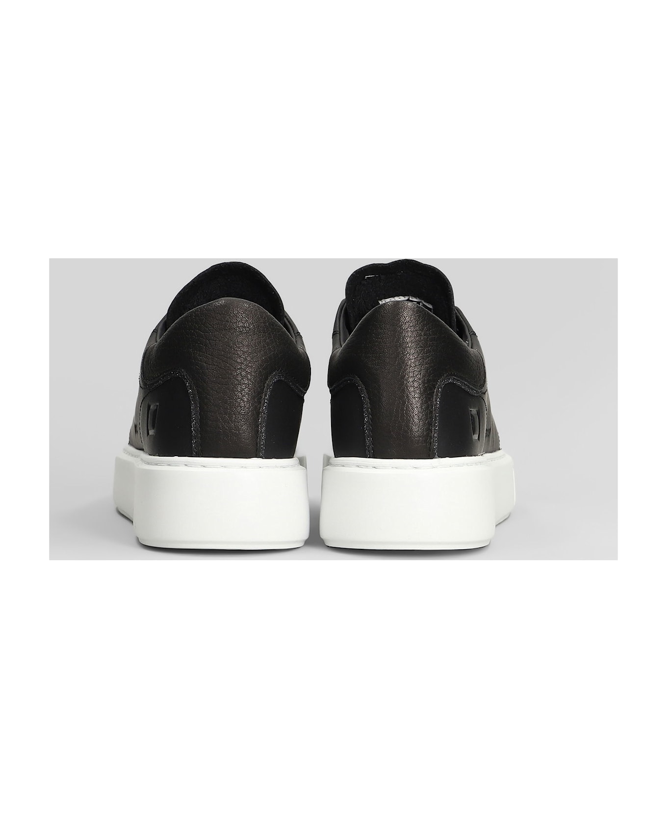 D.A.T.E. Sfera Sneakers In Black Leather - black