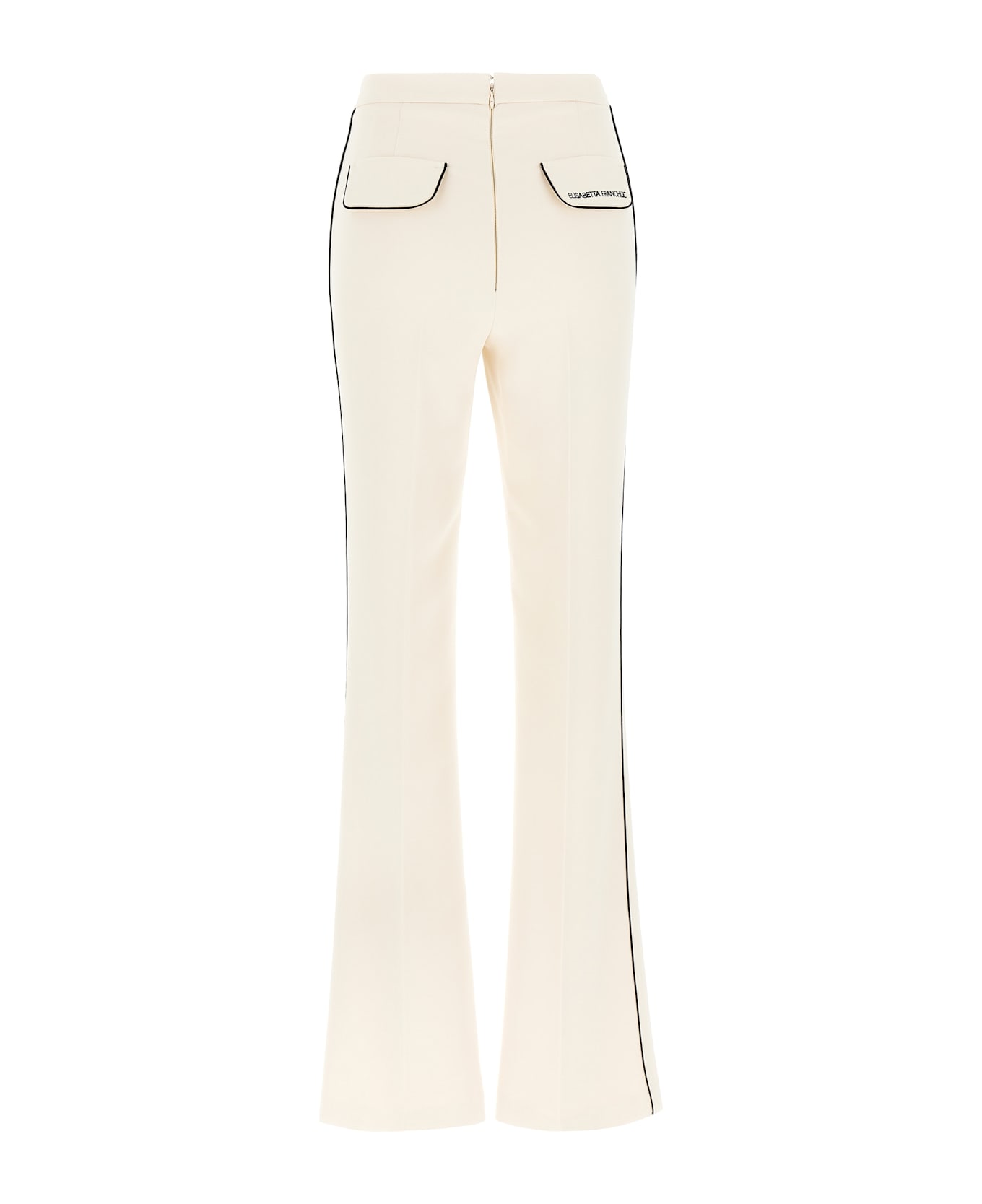 Elisabetta Franchi Crêpe Pants - Beige