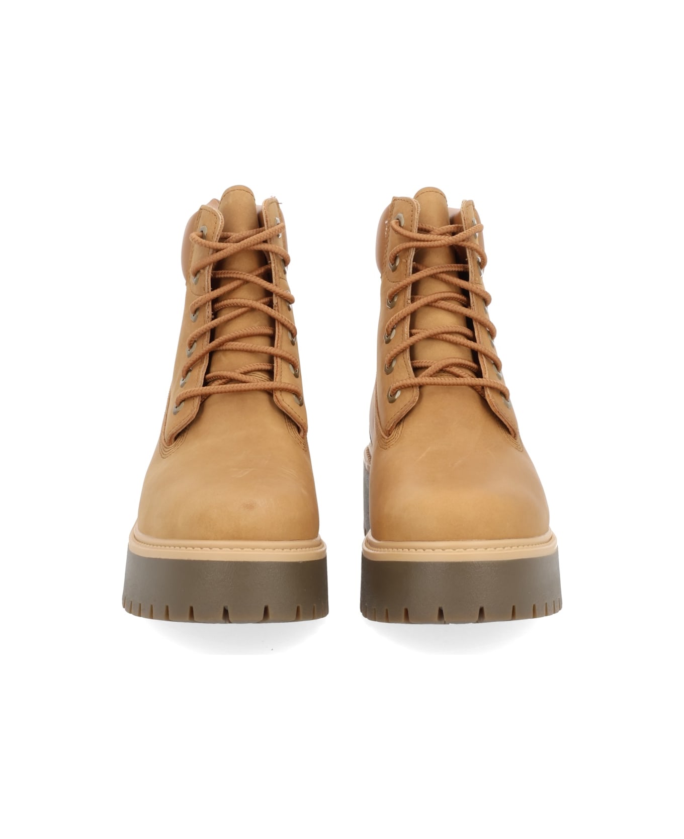 Timberland Waterproof Lace-up Boot - BEIGE