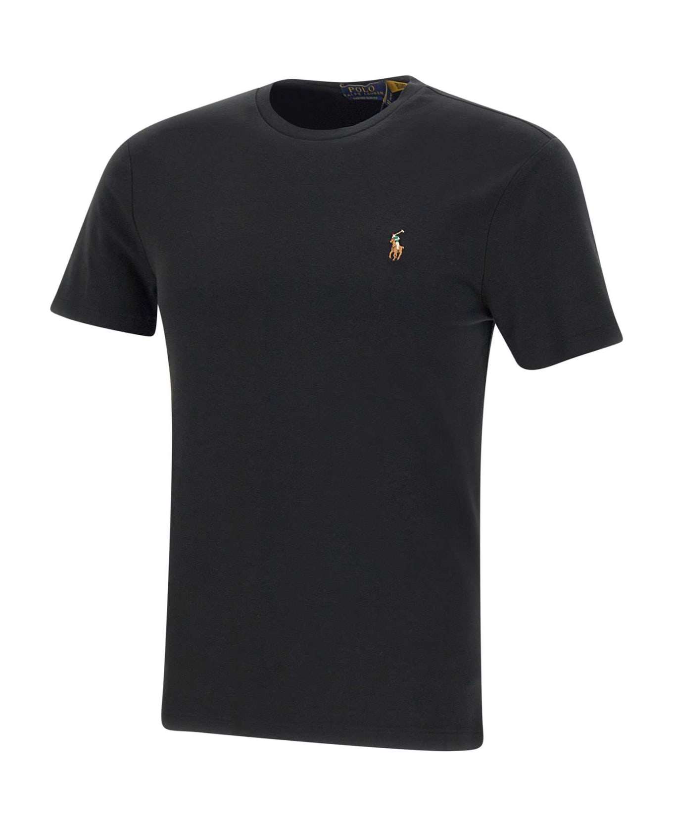 Polo Ralph Lauren Cotton T-shirt - BLACK シャツ