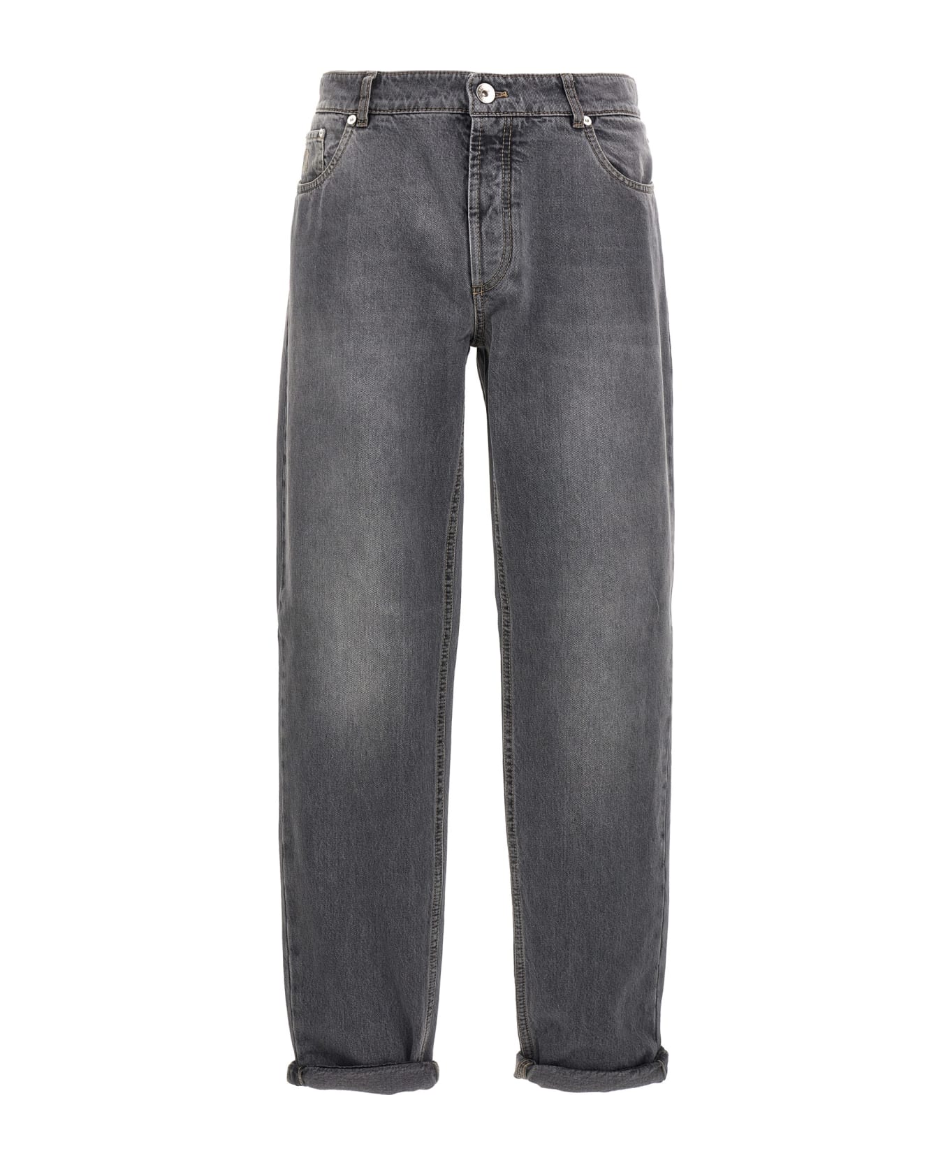 Brunello Cucinelli Denim Jeans - Denim Grigio Medio