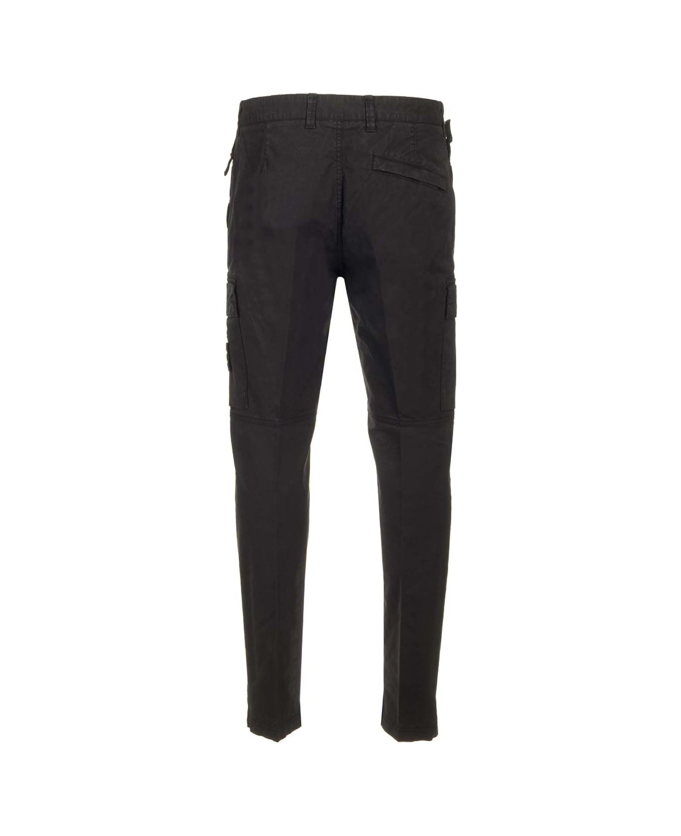 Stone Island Cargo Trousers - Black