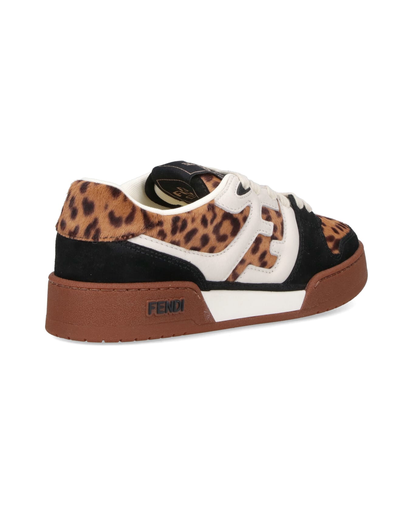 Fendi 
match
 Low-top Sneakers - BROWN