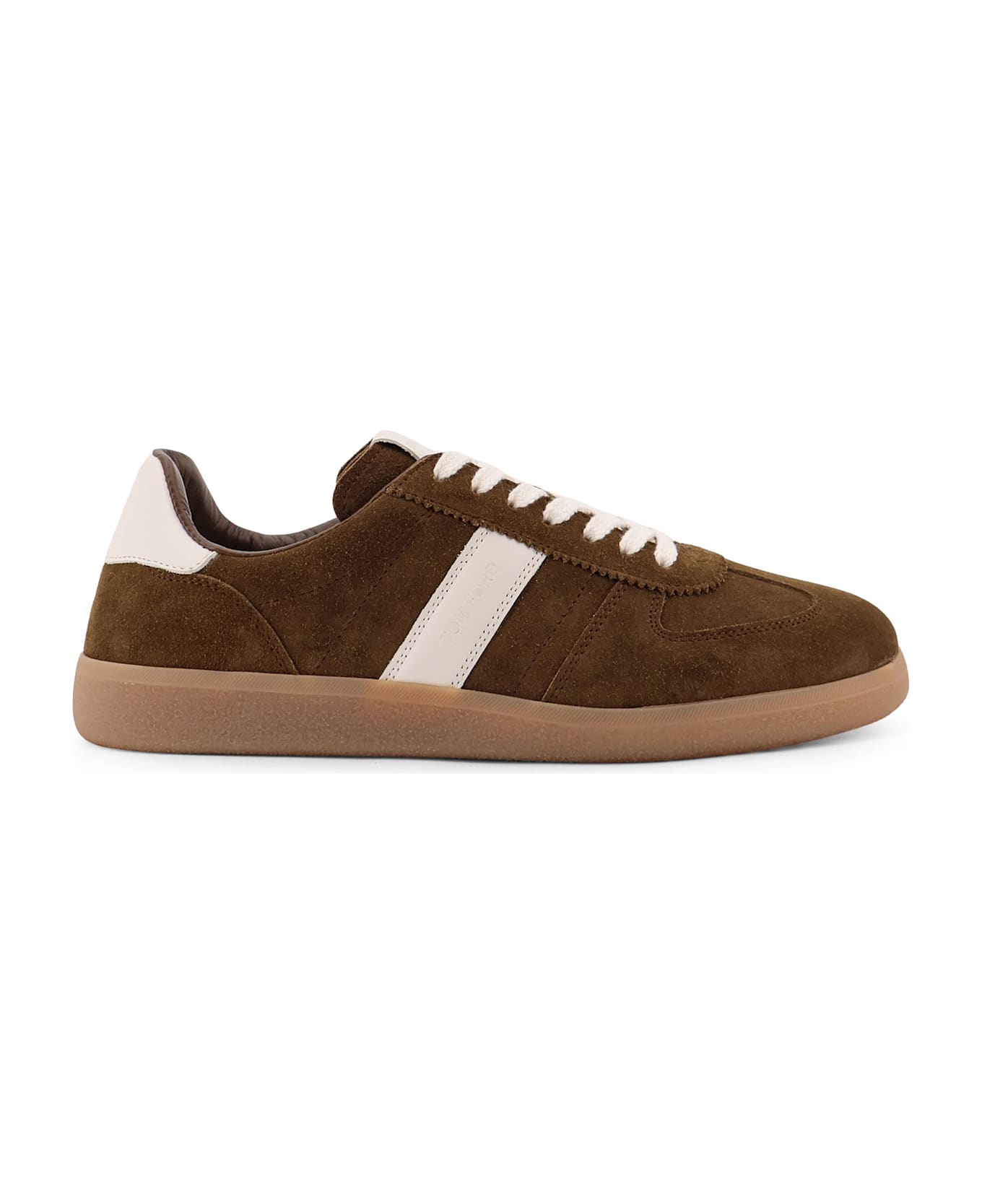 Tom Ford Low-top Suede Sneakers - WALNUT AMBER