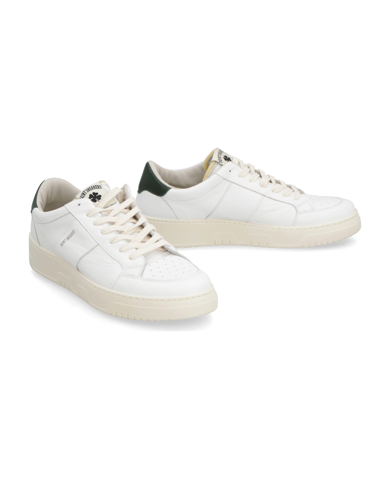 Saint Sneakers Golf Leather Low-top Sneakers - White/green スニーカー