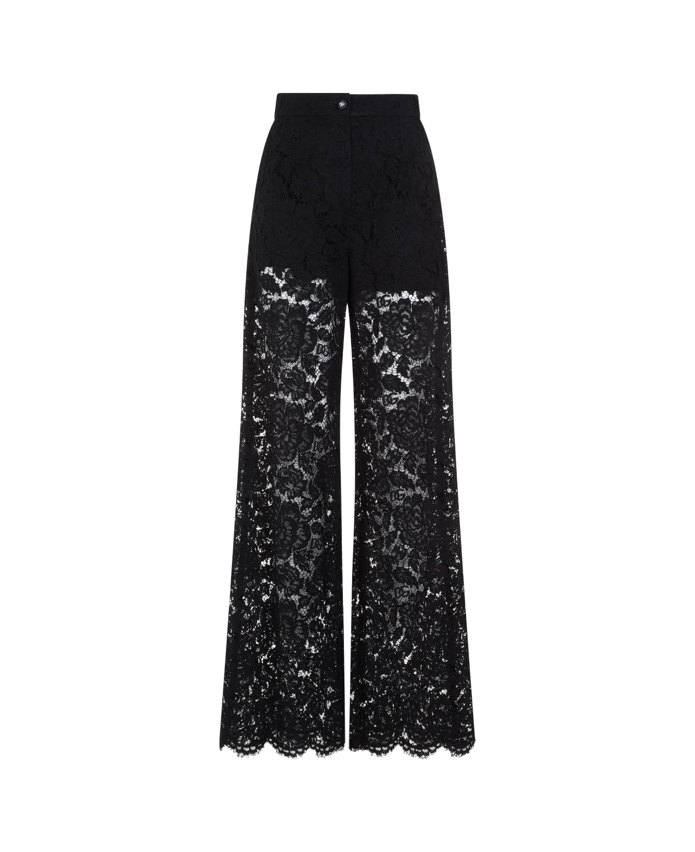 Dolce & Gabbana Lace Pants - Nero