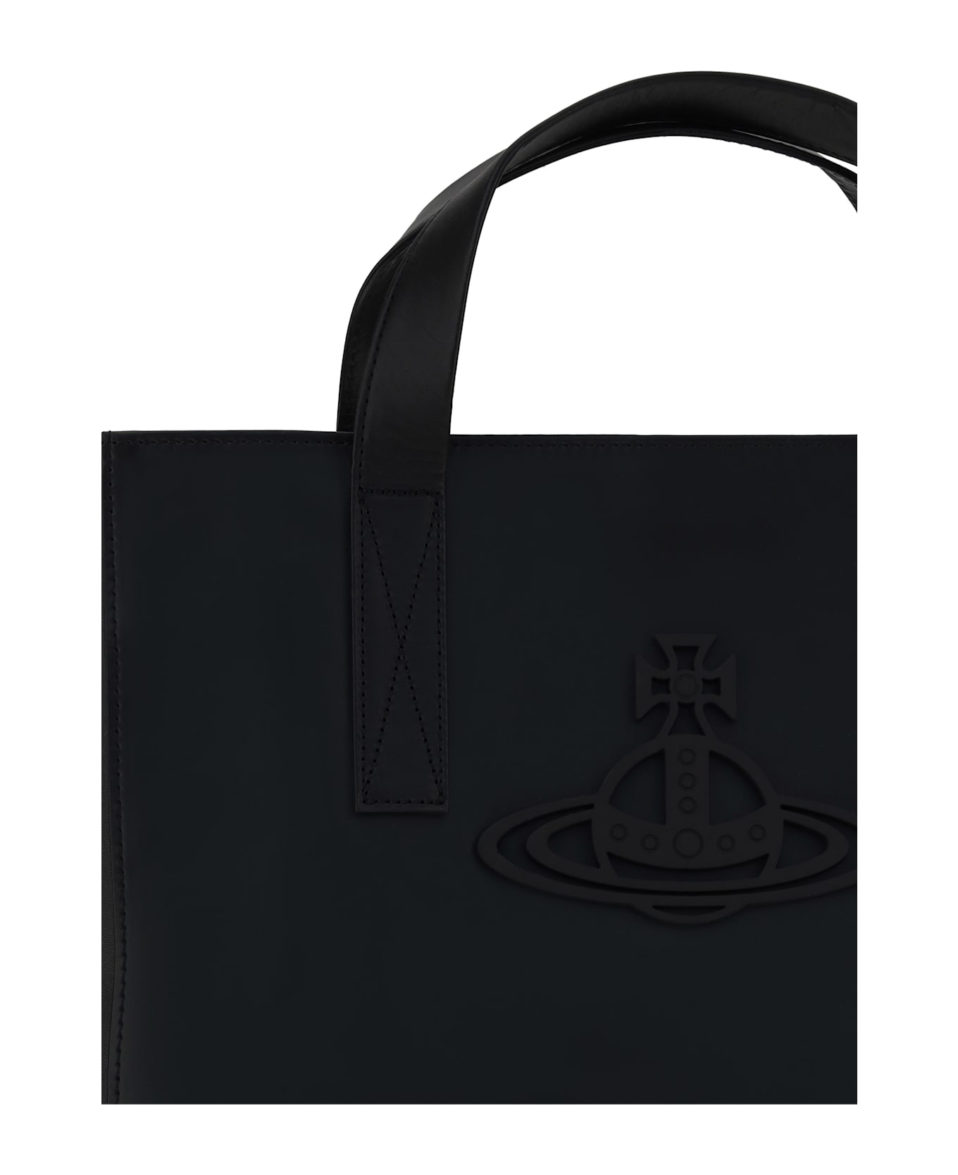 Vivienne Westwood Sarah Medium Tote - BLACK