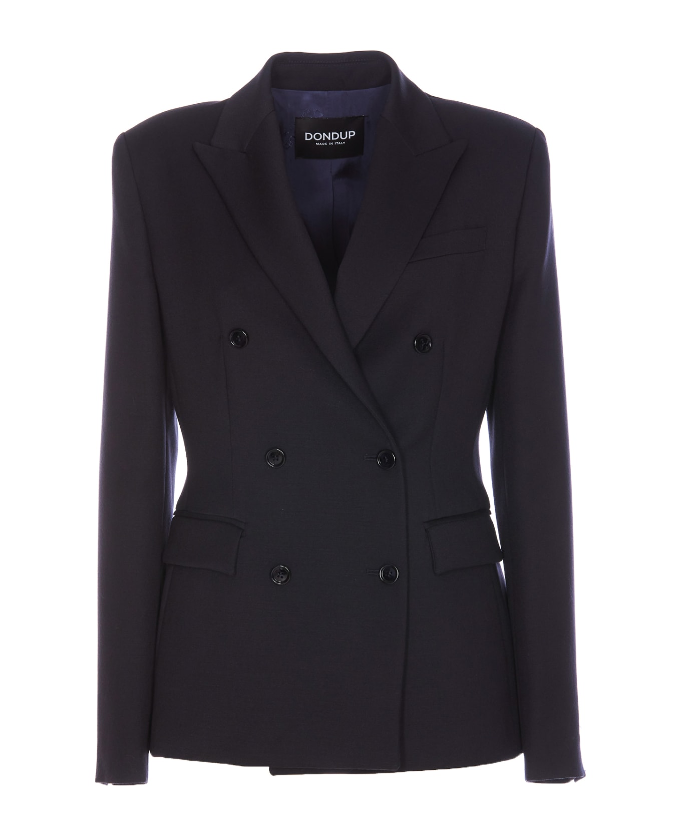 Dondup Double Breasted Jacket Dondup - Blue