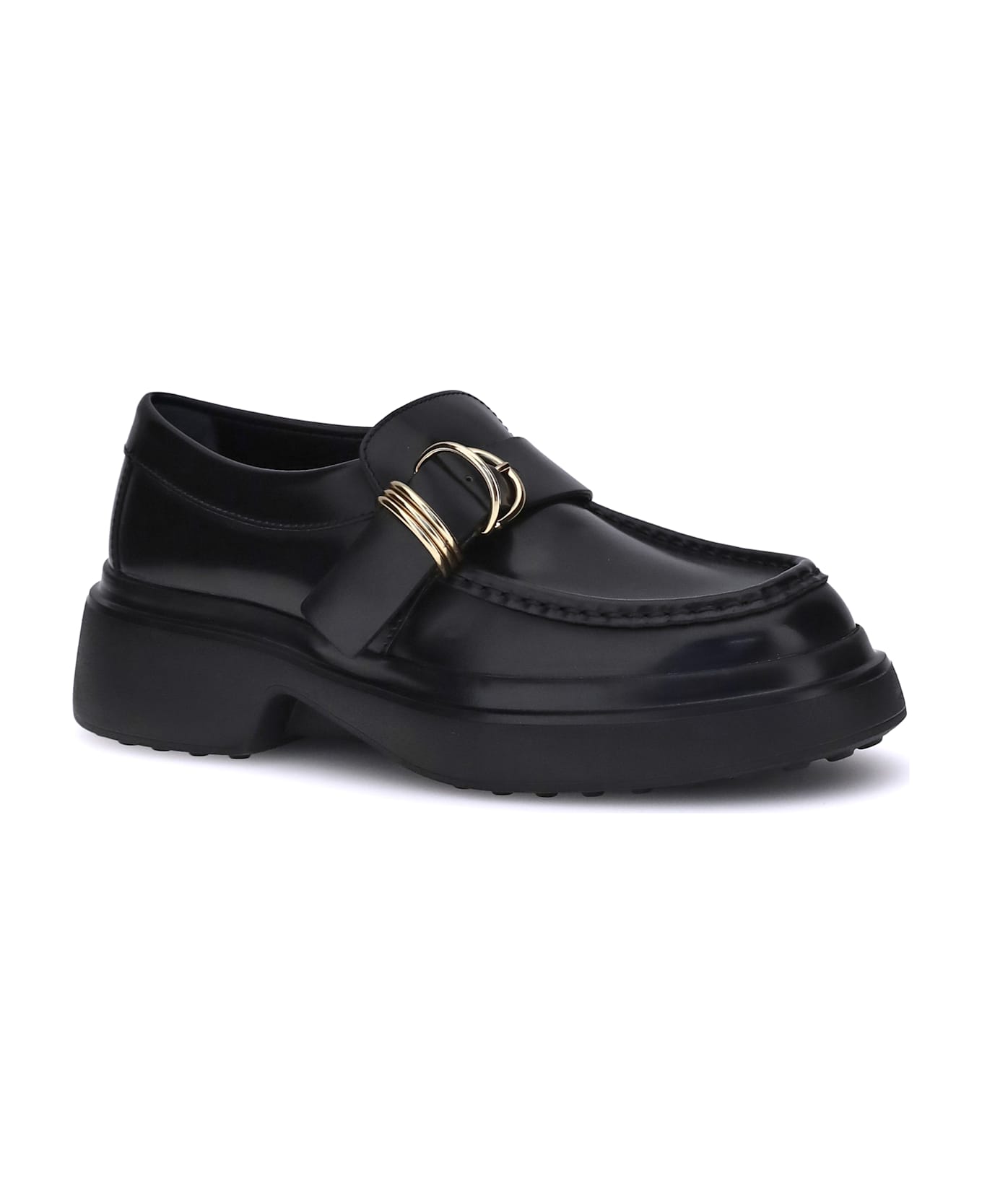 Tod
s Rings Leather Loafers