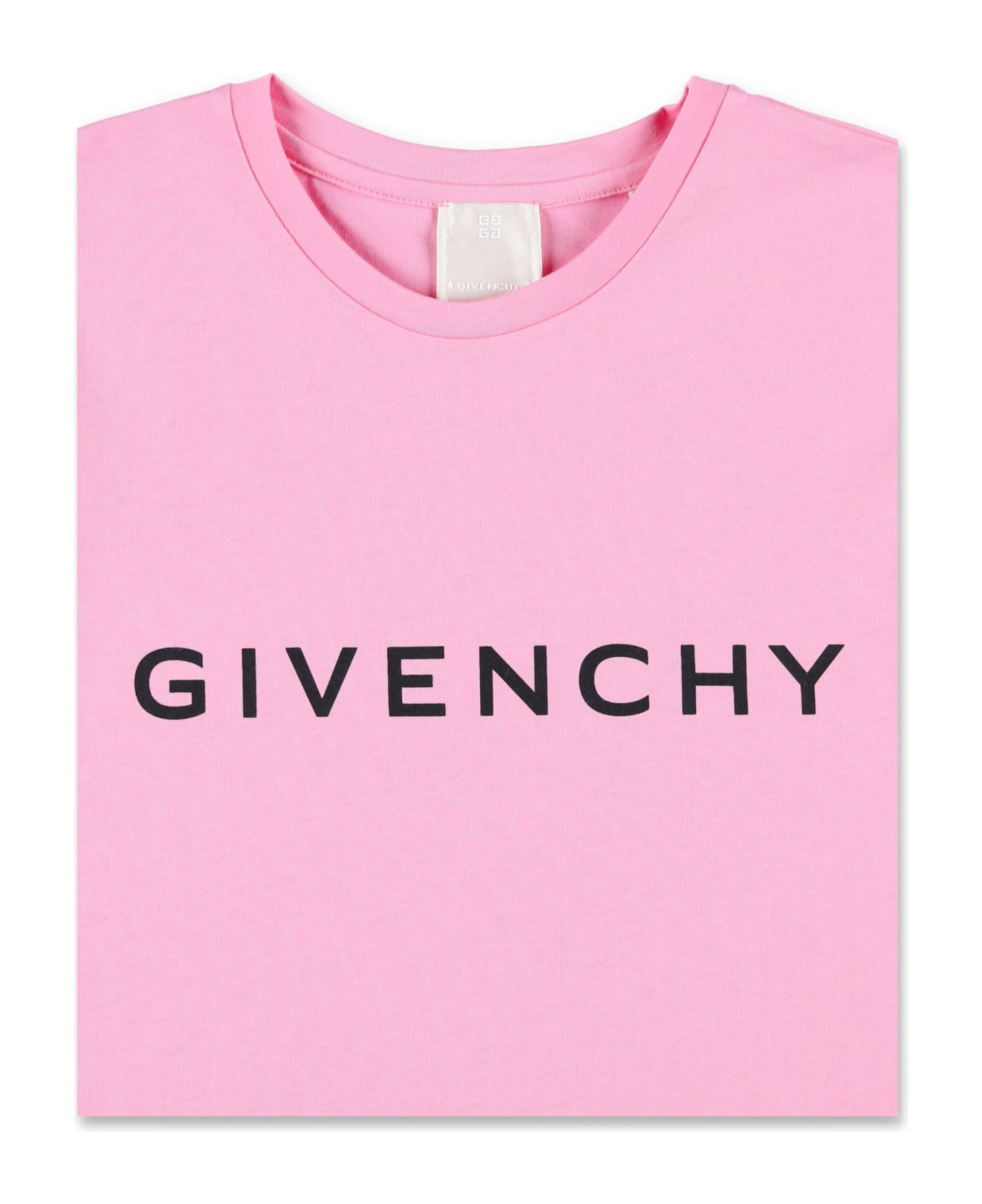 Givenchy Kid - Long Sleeves Logo T-shirt - PINK