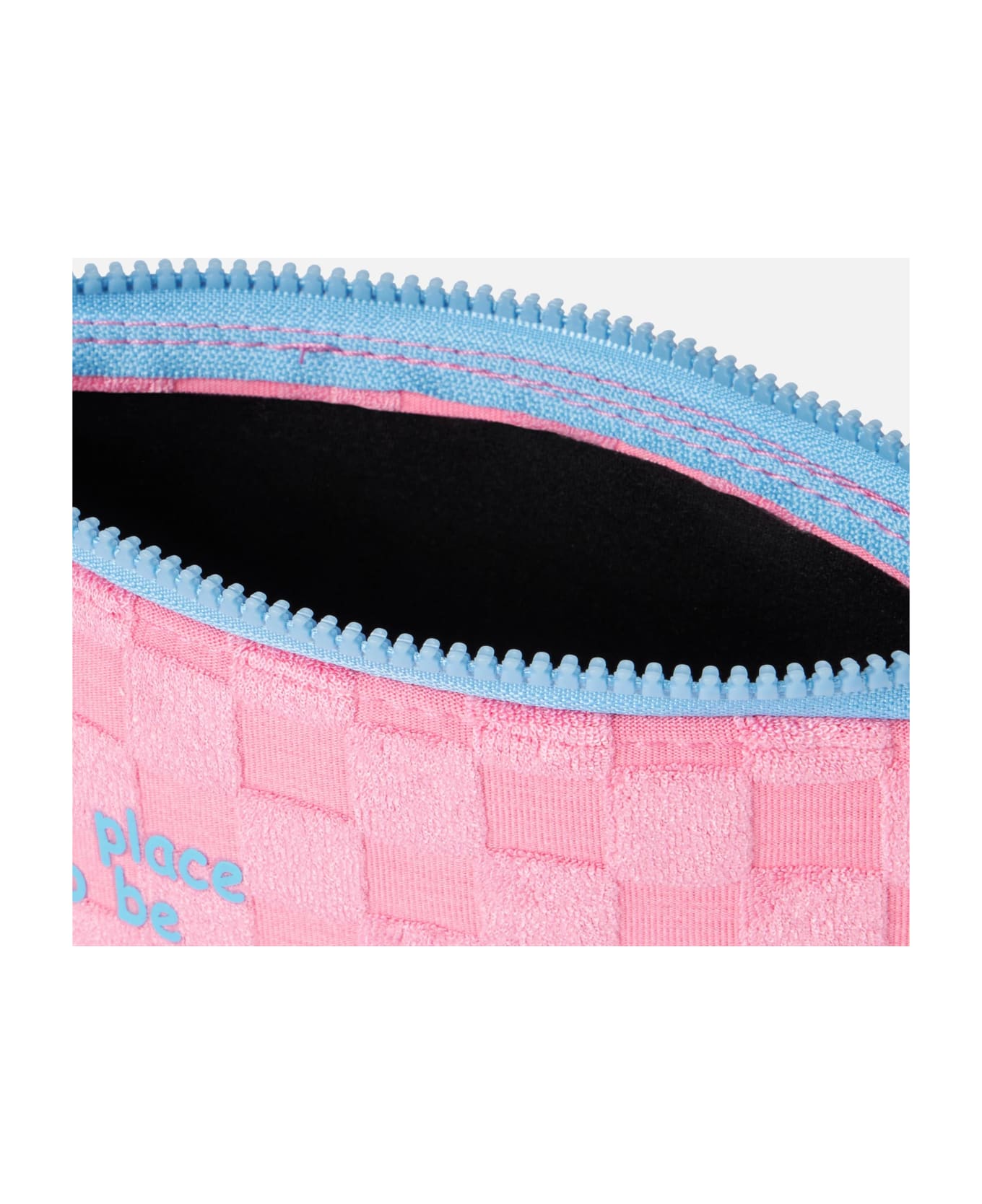 MC2 Saint Barth Aline Pink Terry Pochette With Check - PINK