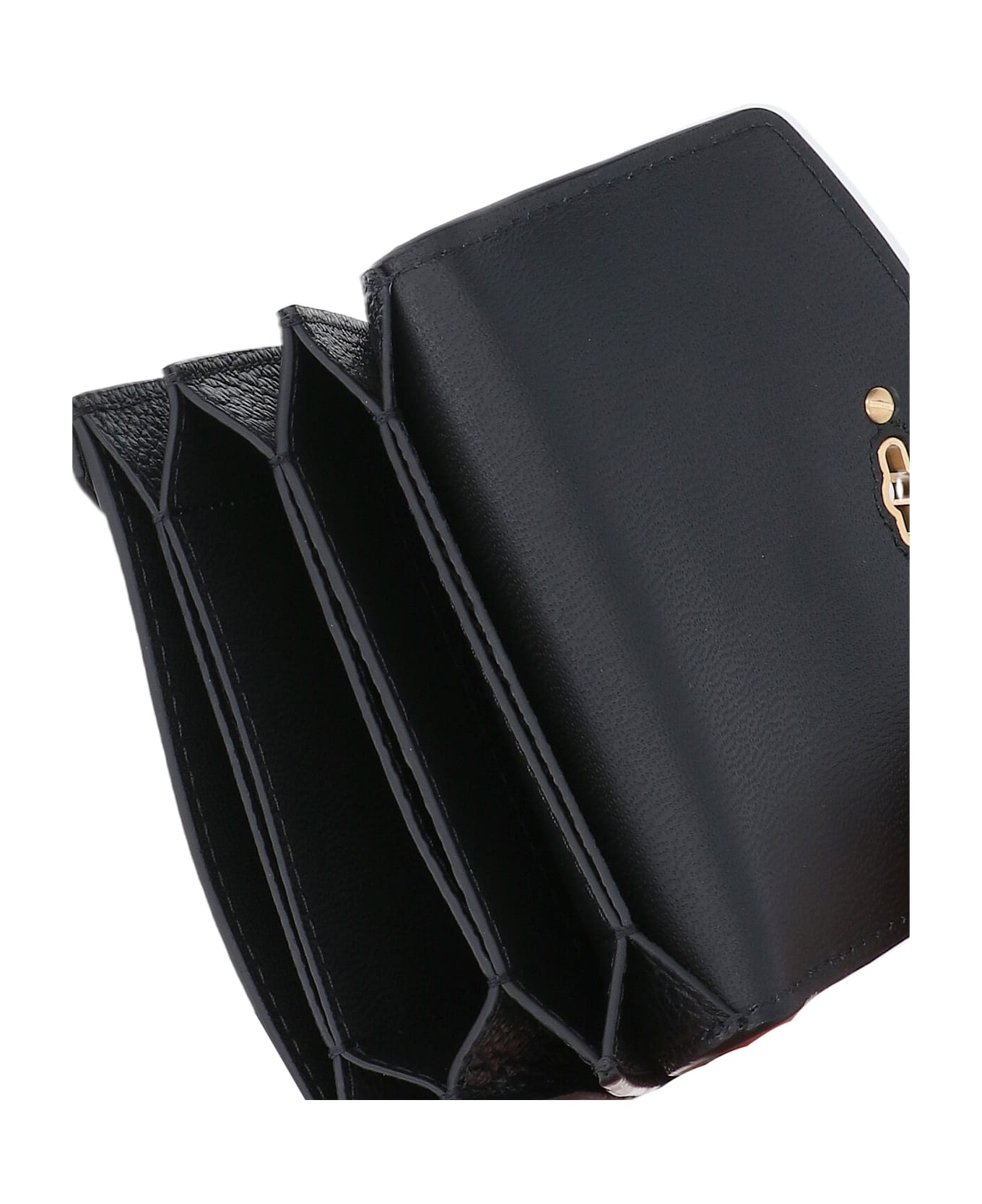 Mulberry "darley Concertina" Wallet - Black  