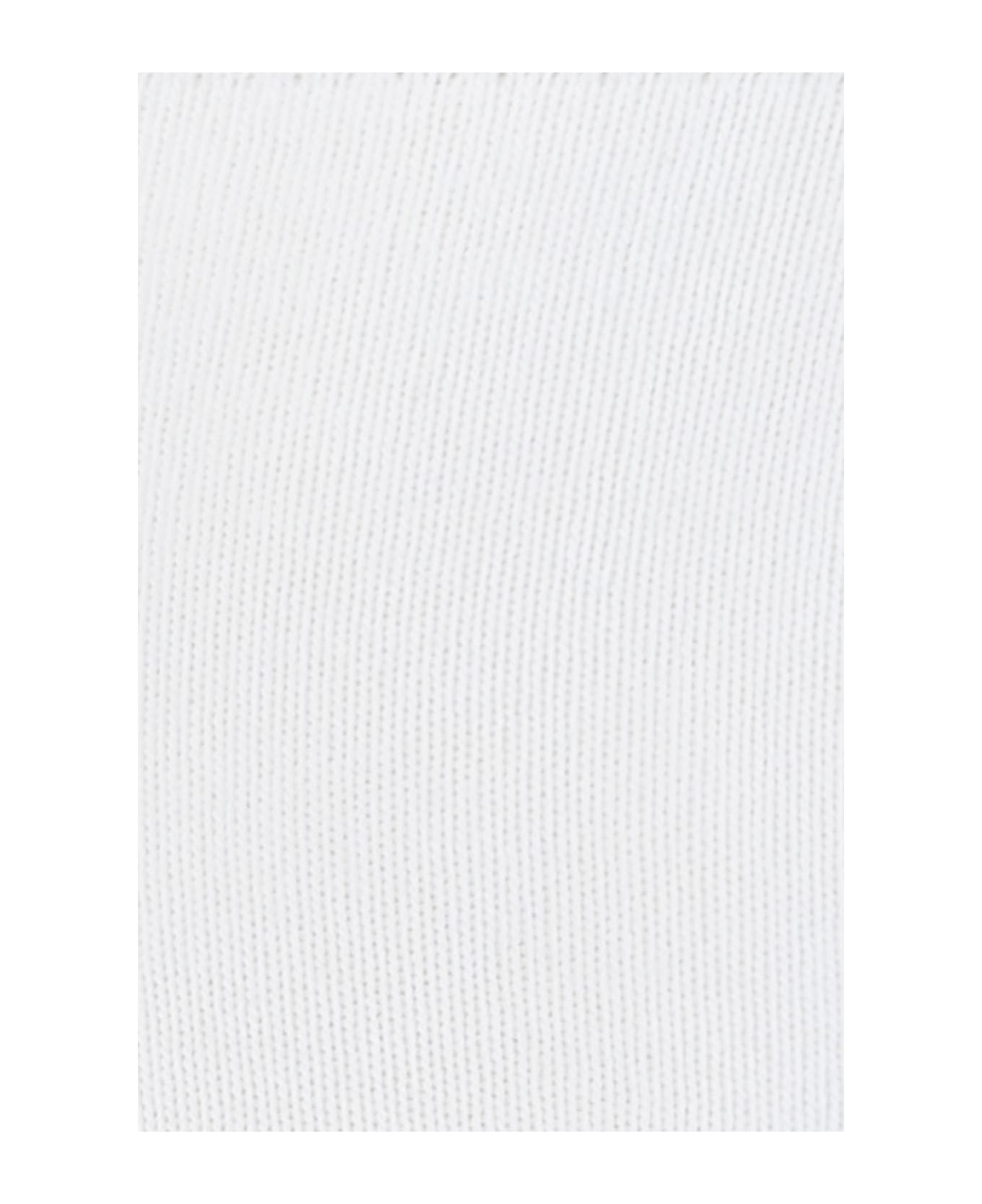 Golden Goose Socks With Logo - WHITE/BLACK