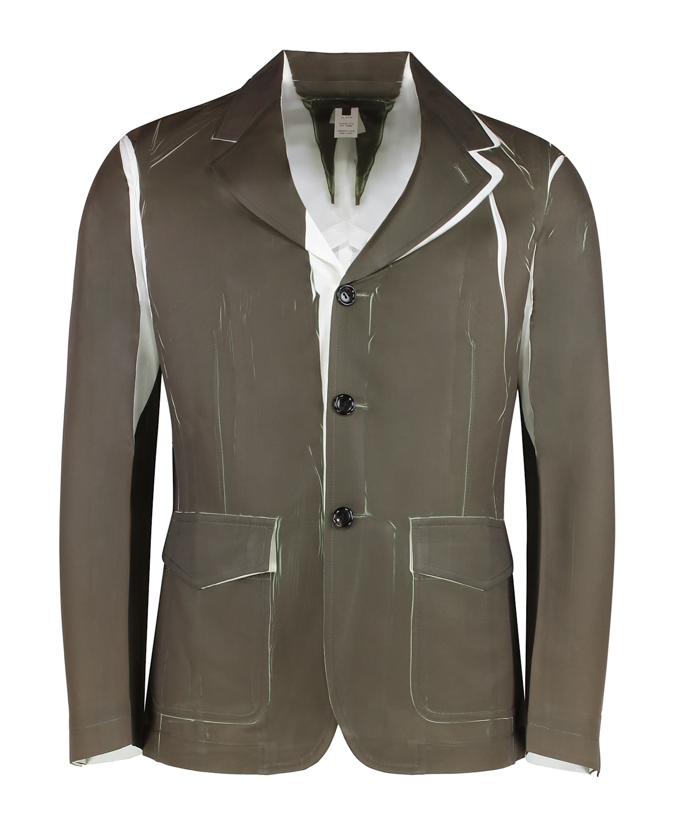 Comme des Garçons Shirt Single-breasted Three-button Jacket - green