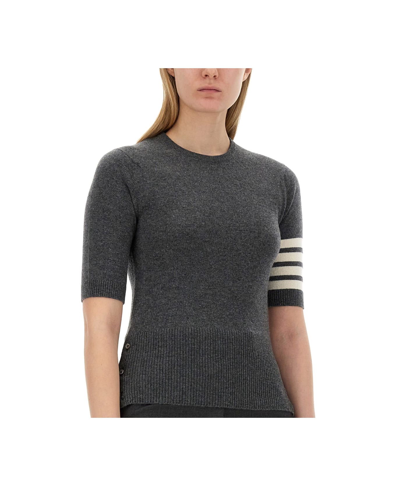 Thom Browne Cashmere Sweater - Grey