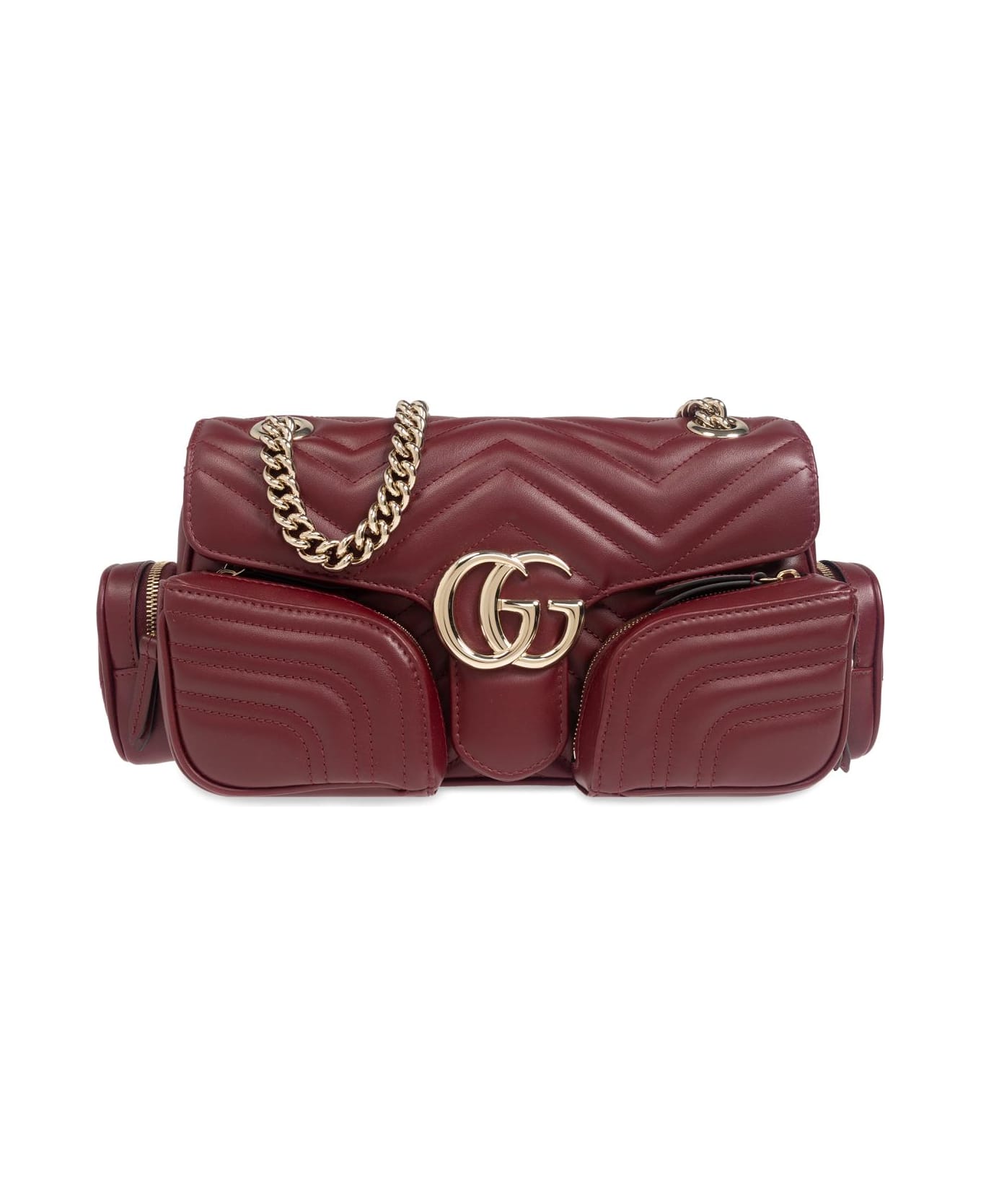 Gucci Shoulder Bag Gg Marmont - Rosso Ancora