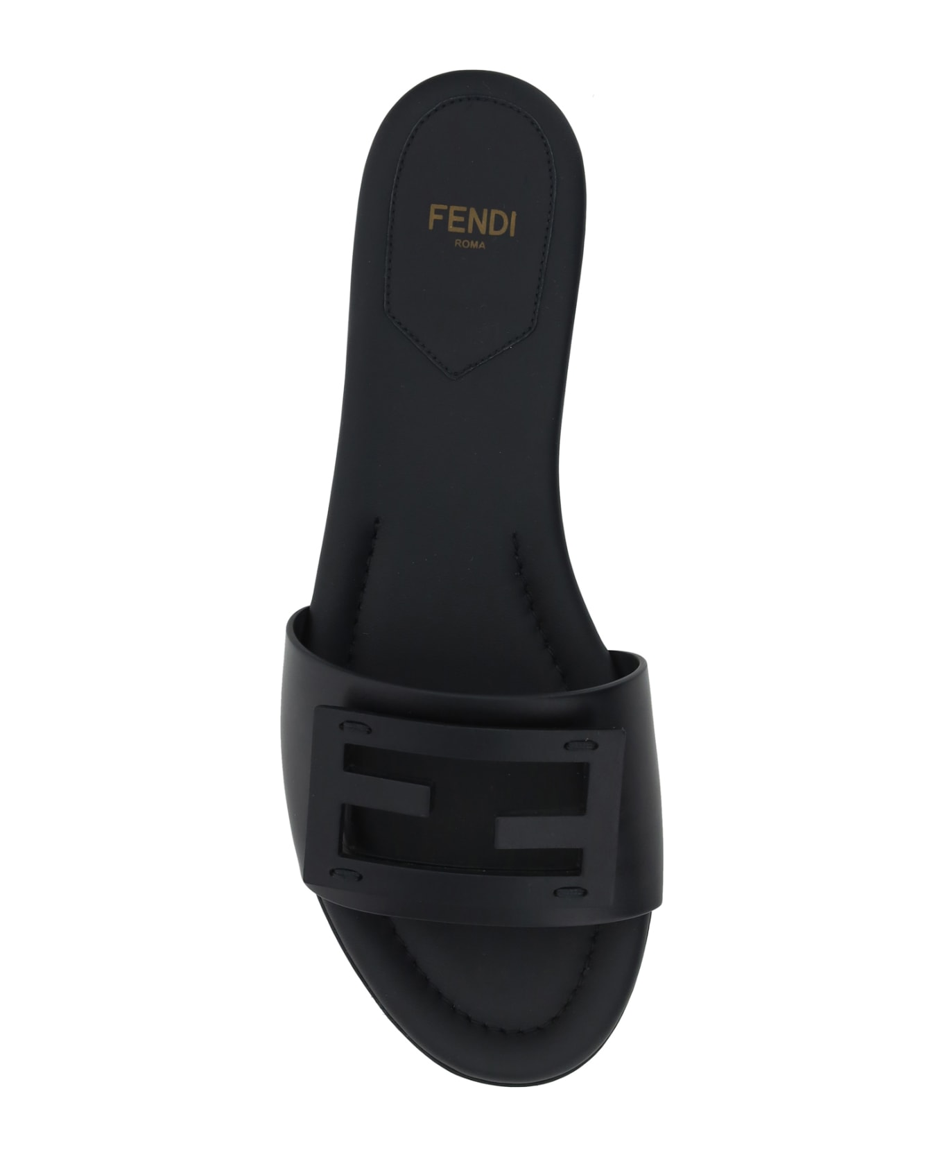 Fendi Ff Sandals - Nero/nero
