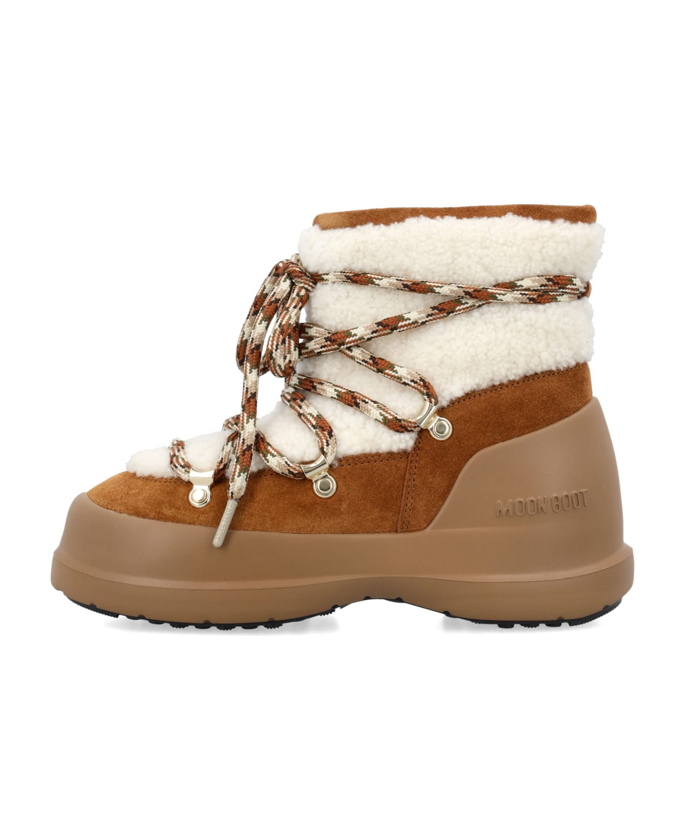 Moon Boot Luna Shearling Boot - WHSKY WHITE