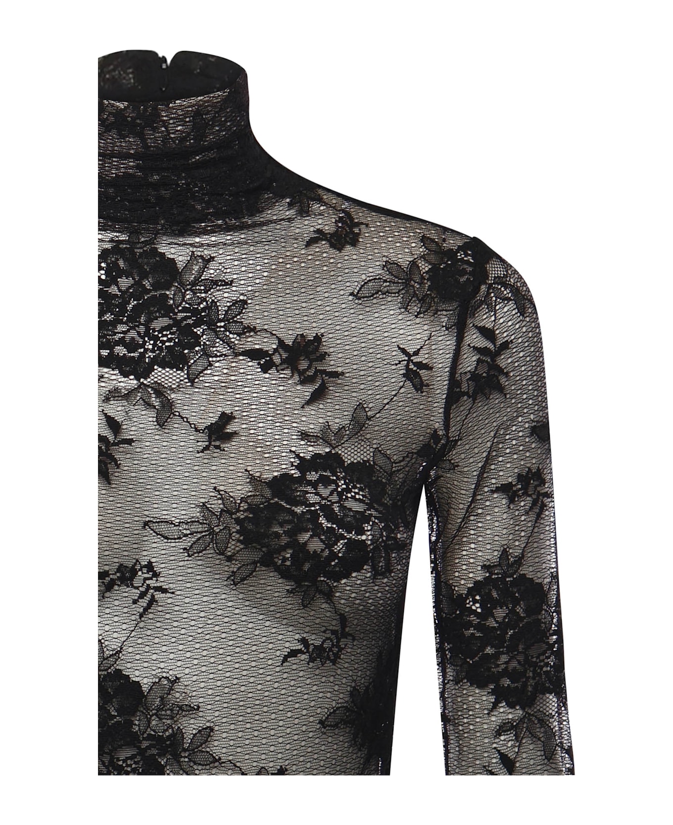 The Andamane Ziggy Lace Bodysuit - Black