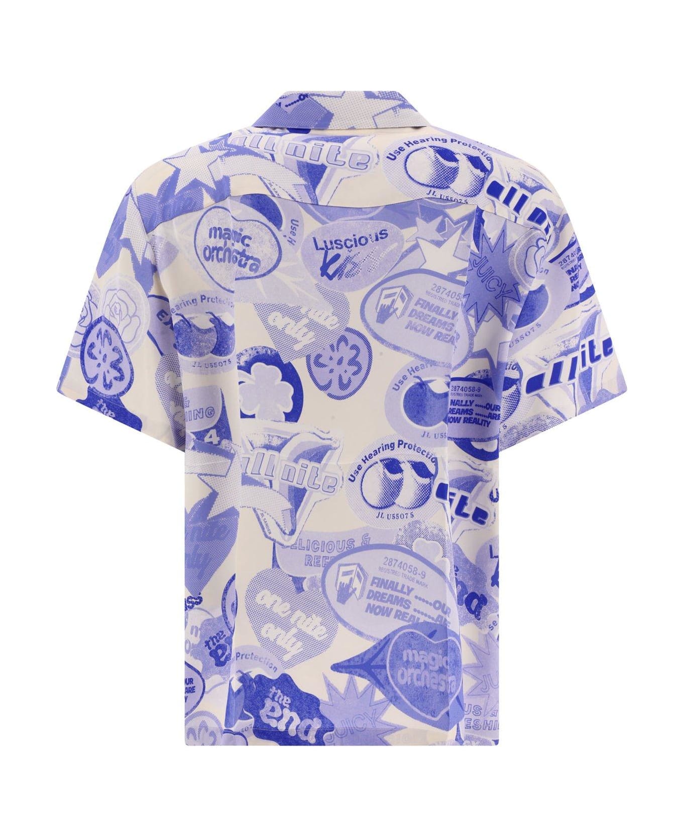 Jil Sander Graphic Printed Short-sleeved Shirt - Fantasia