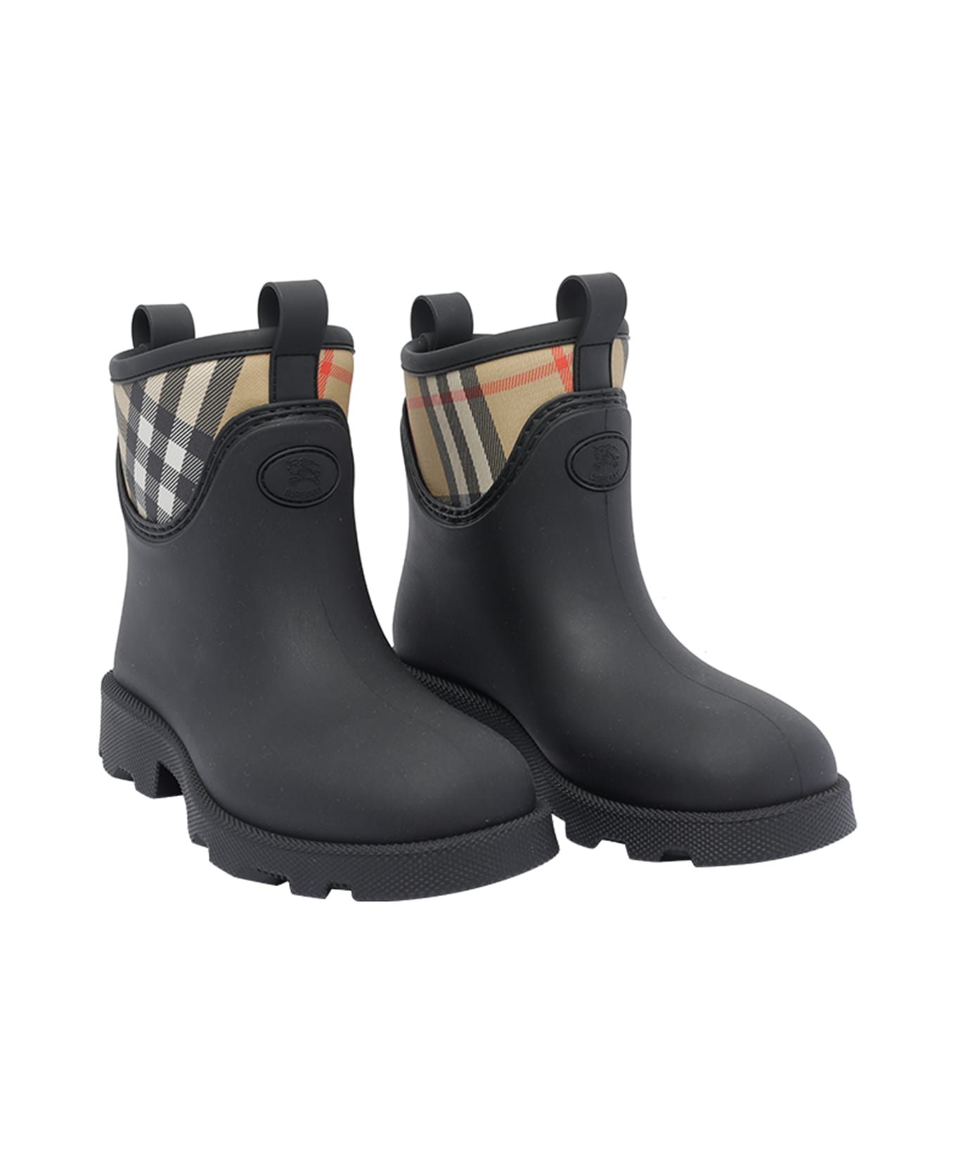 Burberry Marsh Stamp Booties - Black