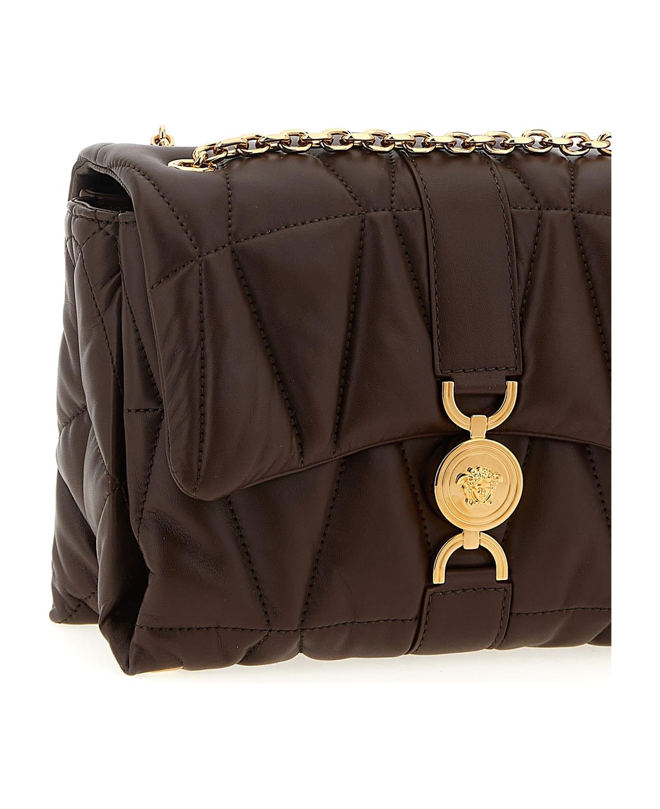 Versace 
kleio
 Shoulder Bag - Brown