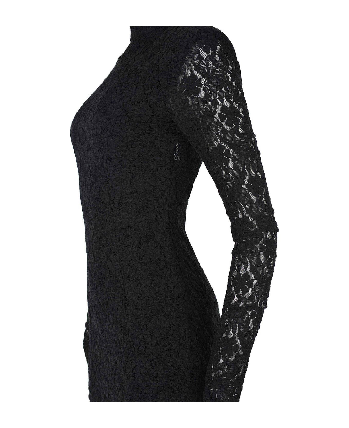 Rotate by Birger Christensen Dress Rotate Made Of Lace - Black