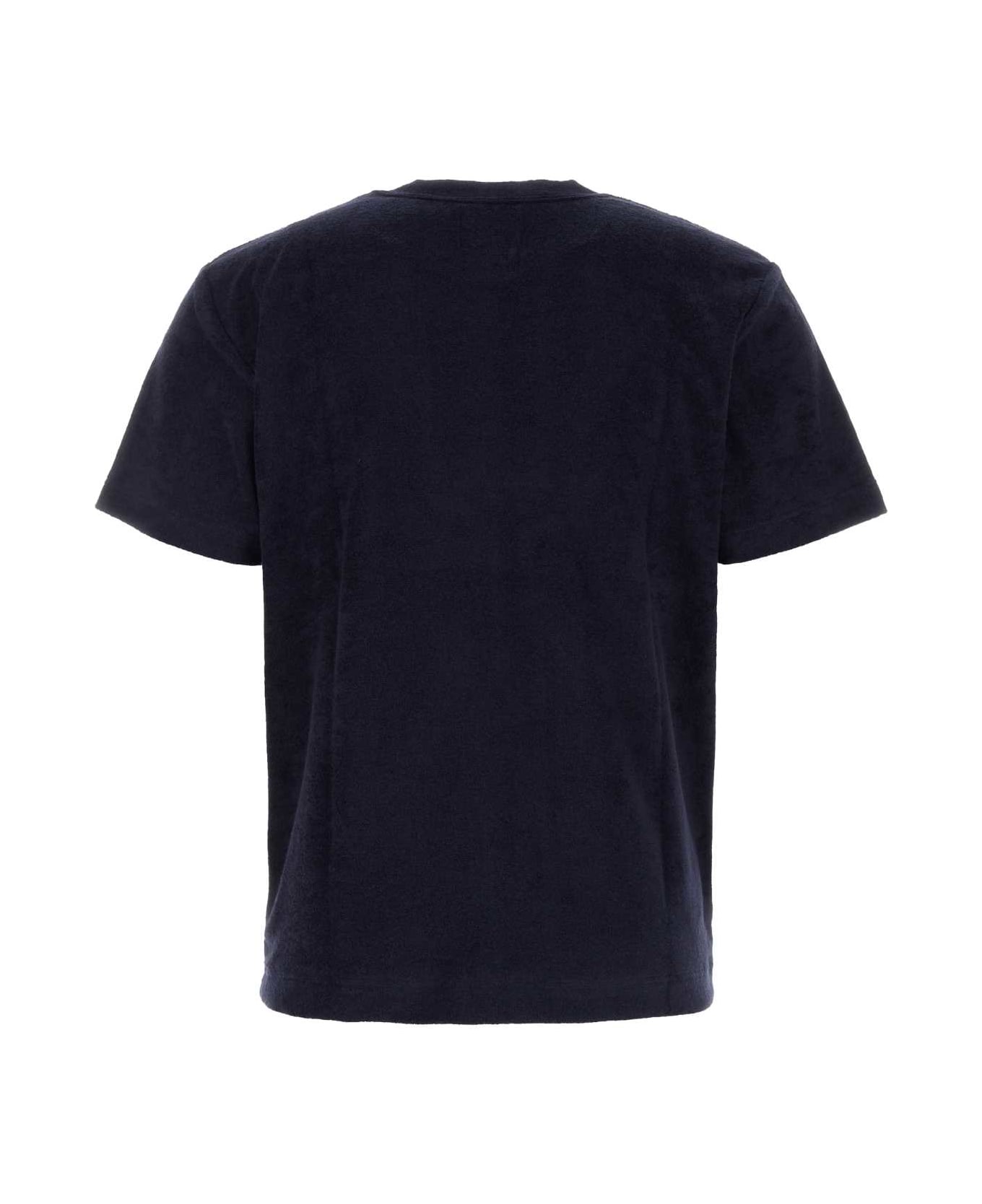 Howlin Navy Blue Terry Fons T-shirt - NAVY