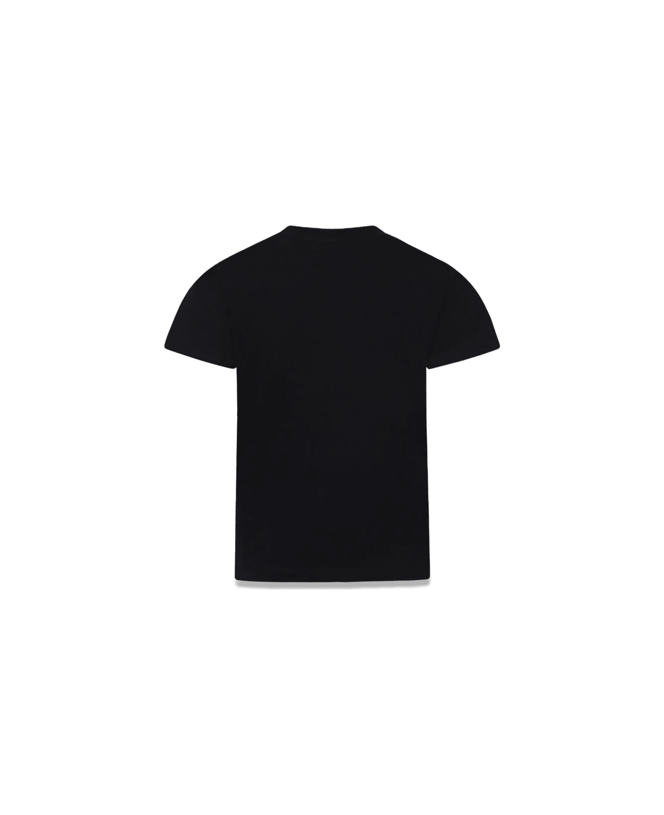 Balmain T-shirt With Buttons - BLACK