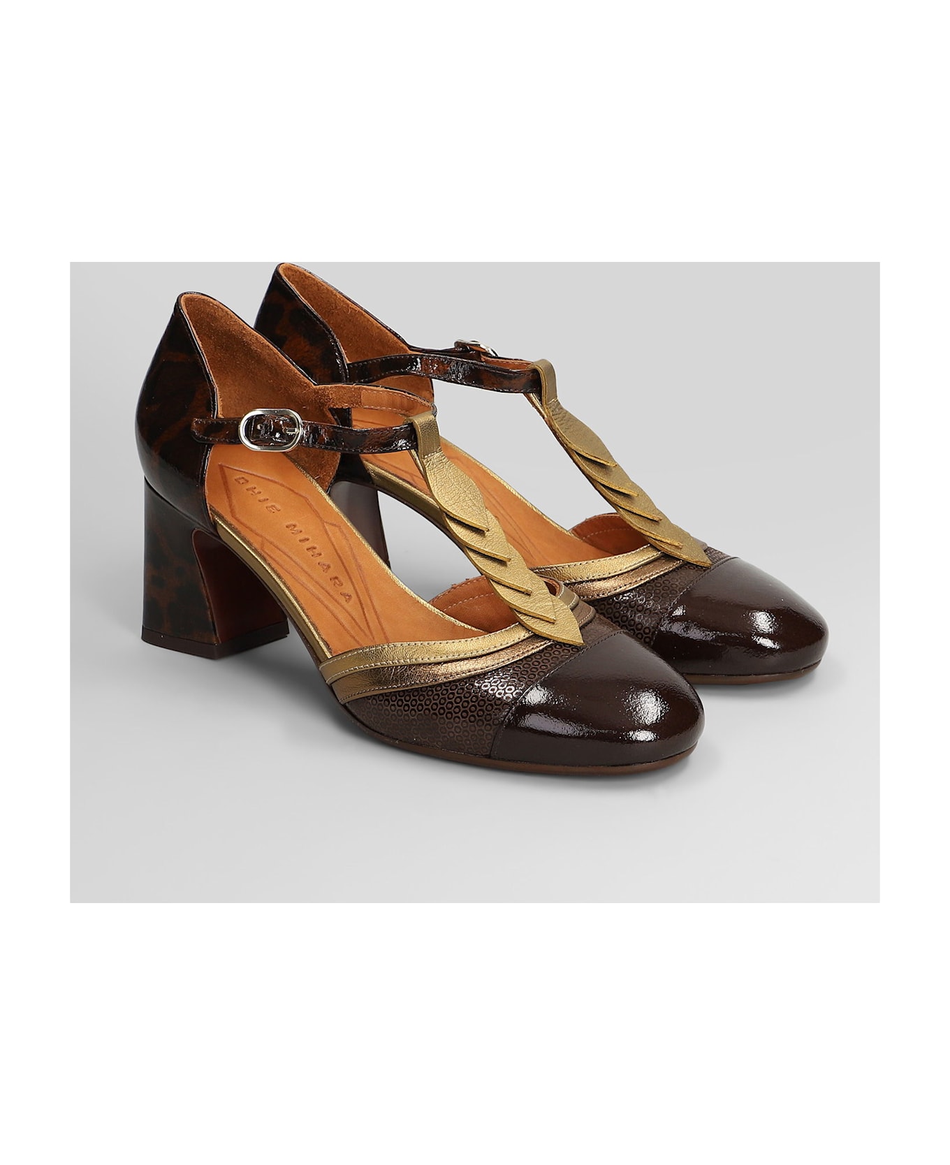 Chie Mihara Filly Pumps In Brown Leather - brown