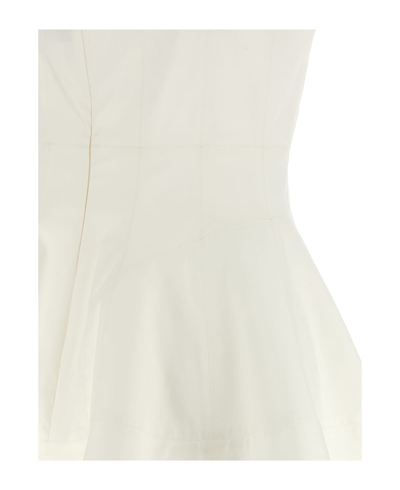 Giovanni Bedin Poplin Mini Dress - White