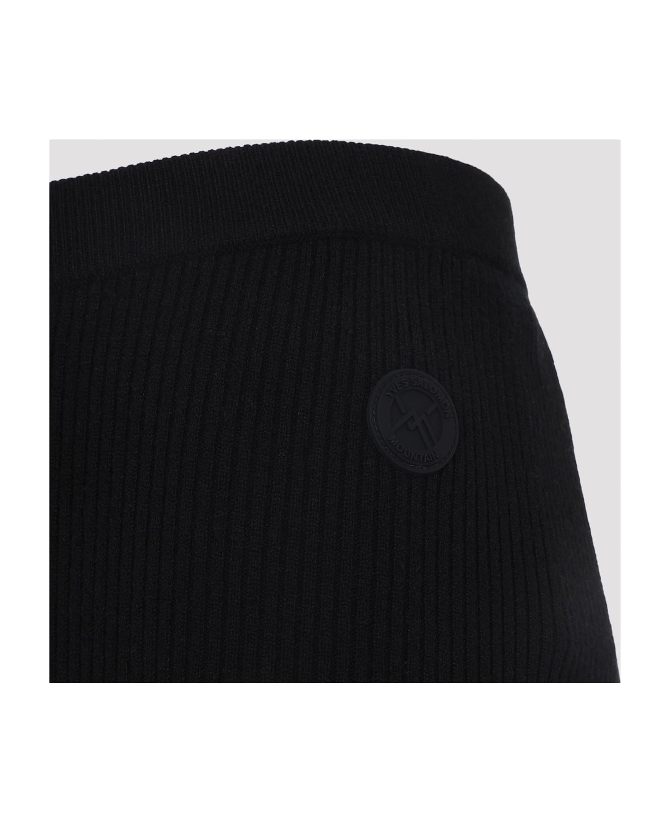 Yves Salomon Wool Leggings - Noir