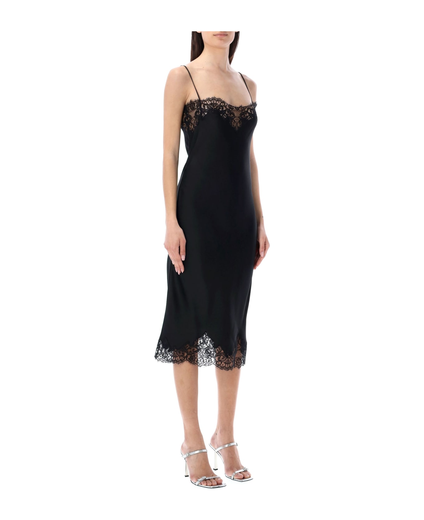 Stella McCartney Lace Mini Dress - BLACK