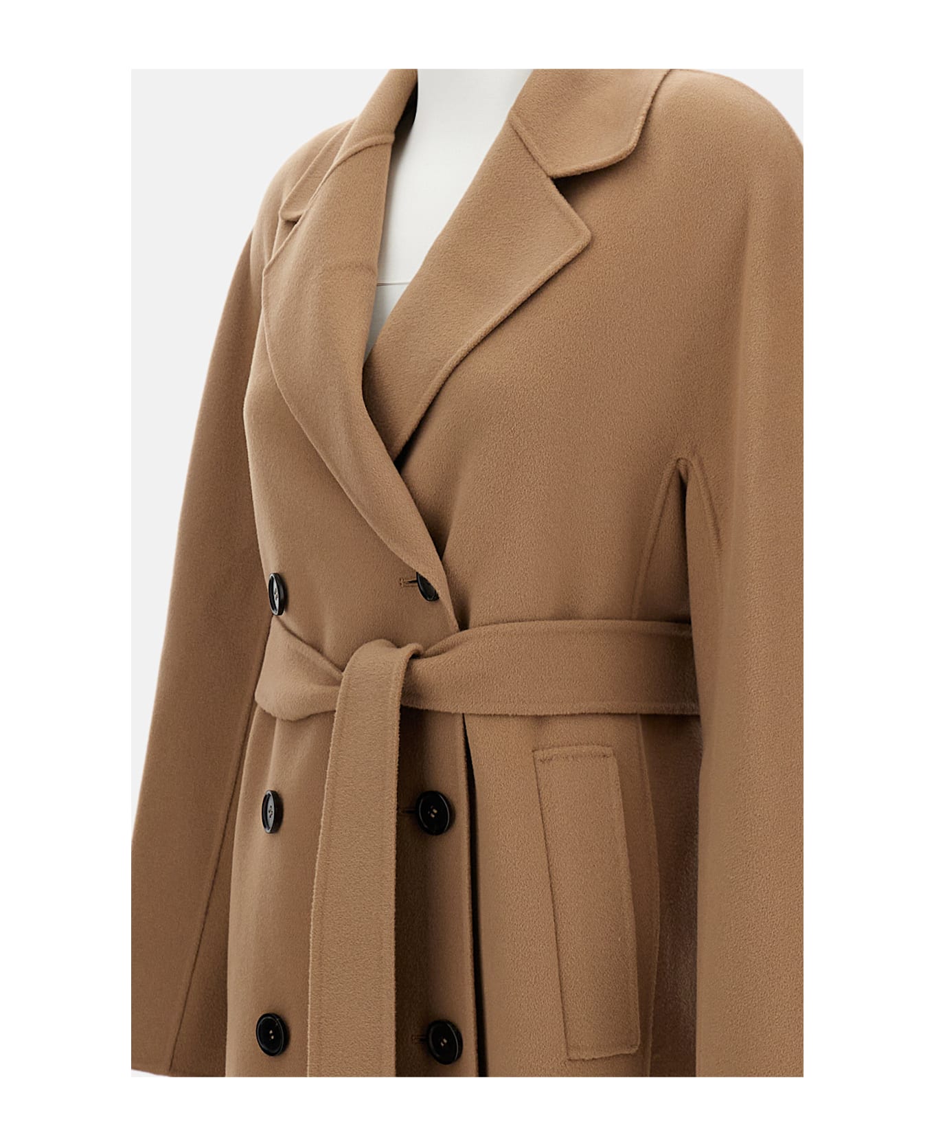 
S Max Mara Women
s Long Coat - Cammello