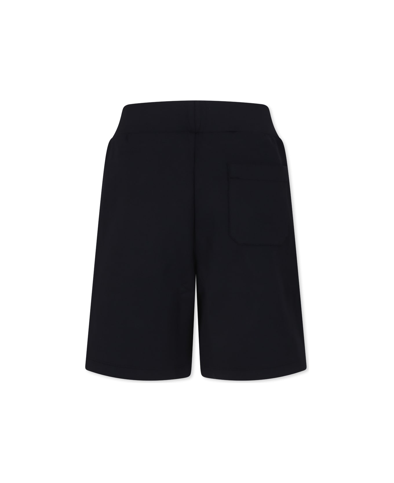 Balmain Black Shorts For Boy With Logo - Black